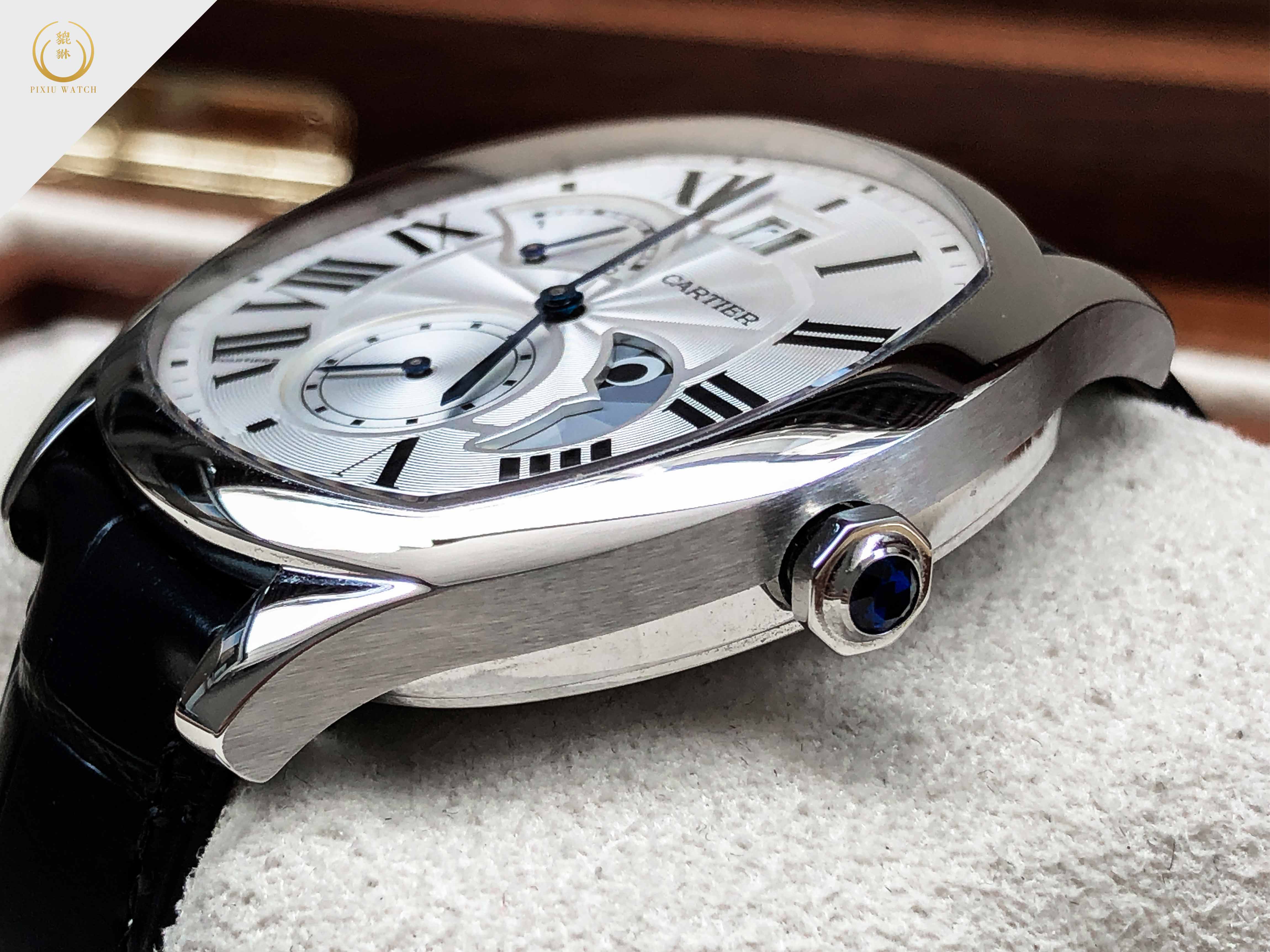 Cartier drive time zone retrograde big date