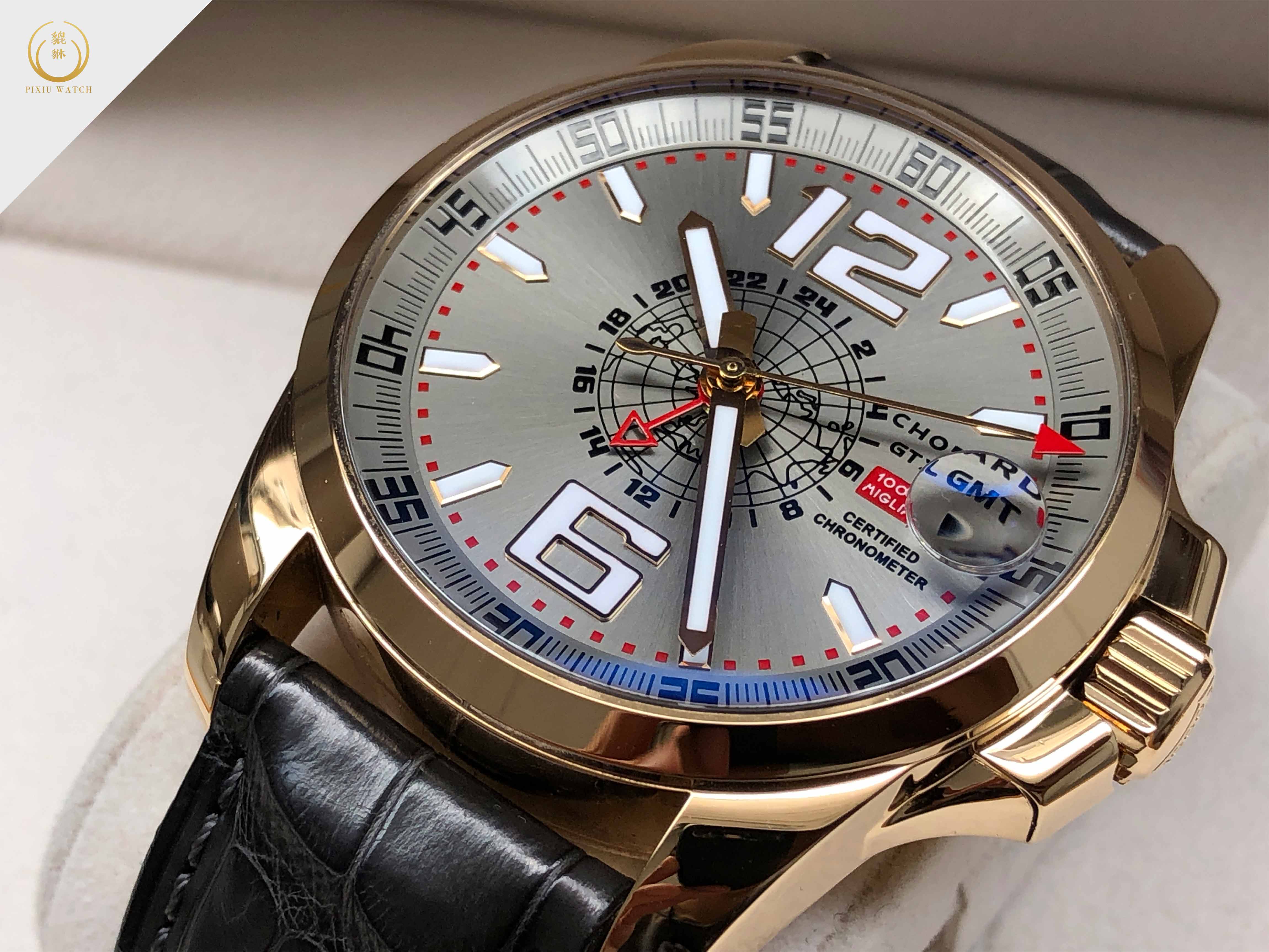Chopard Mille Miglia GT XL GMT 18K Rose Gold (Ref. 161277-5001)