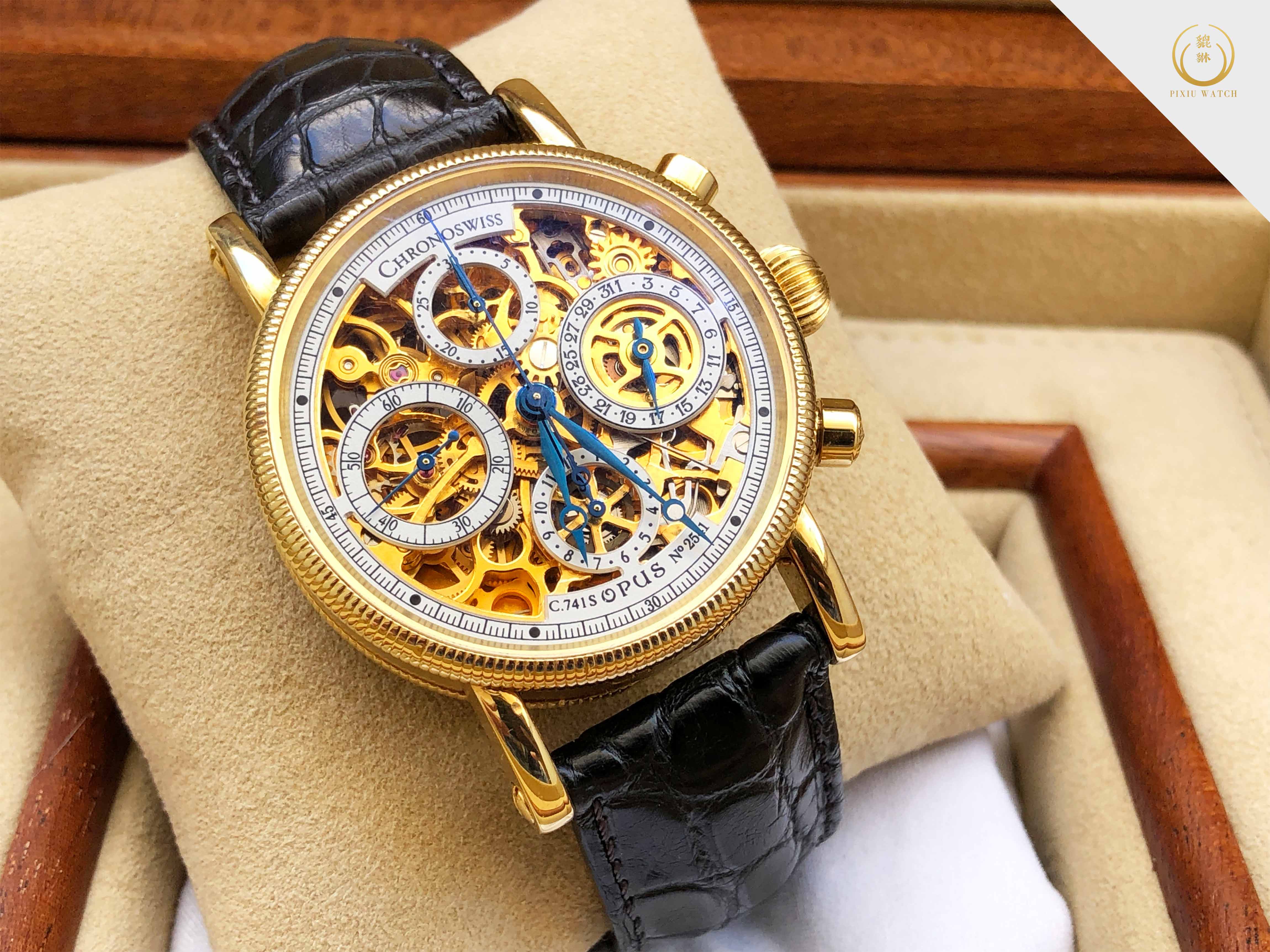 Chronoswiss Opus Chronograph Skeleton 18K Yellow Gold