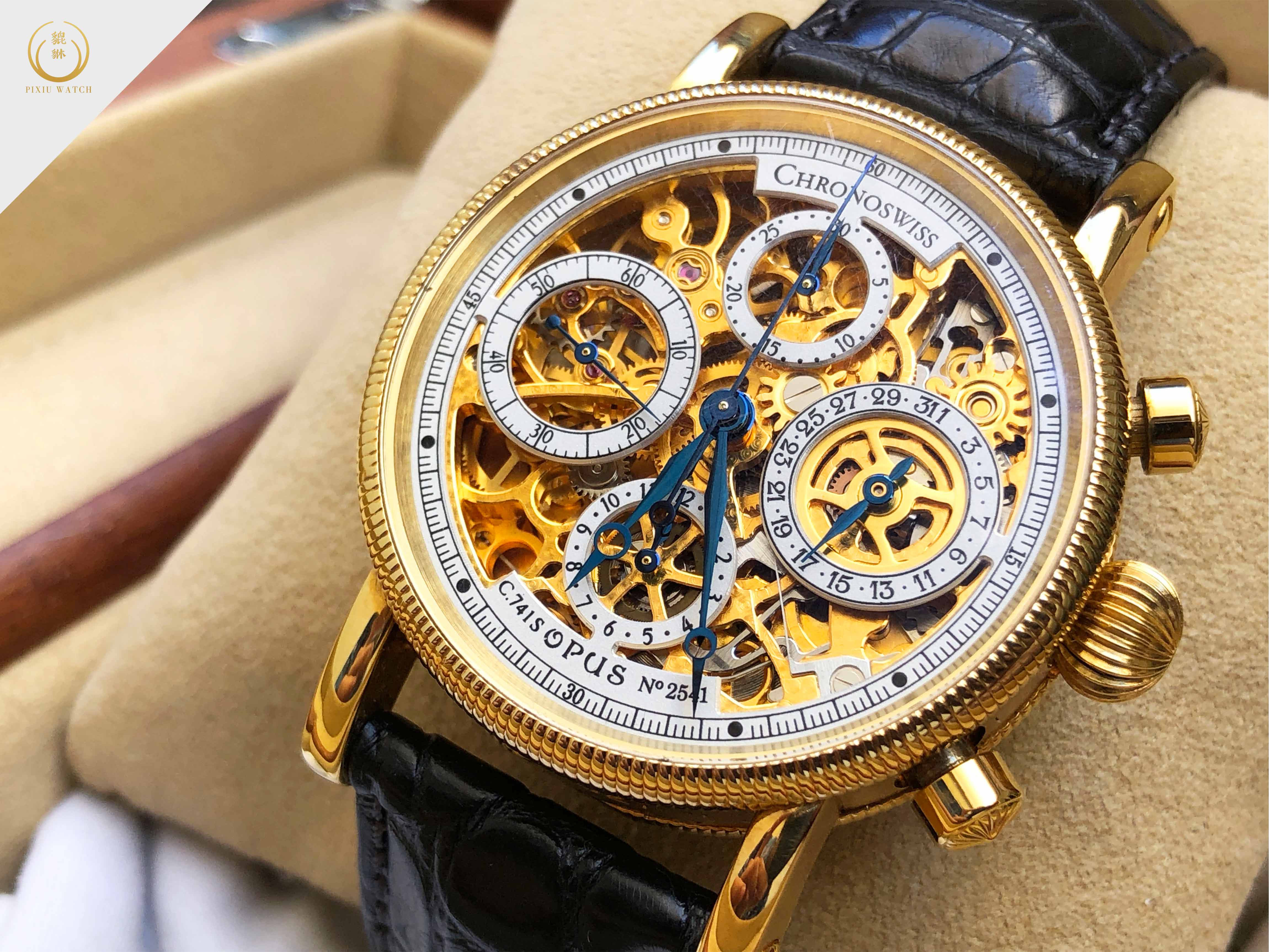 Chronoswiss Opus Chronograph Skeleton 18K Yellow Gold