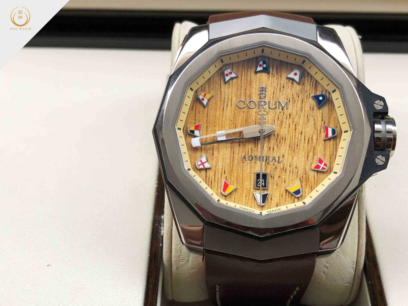 Corum Admiral Wood Dial