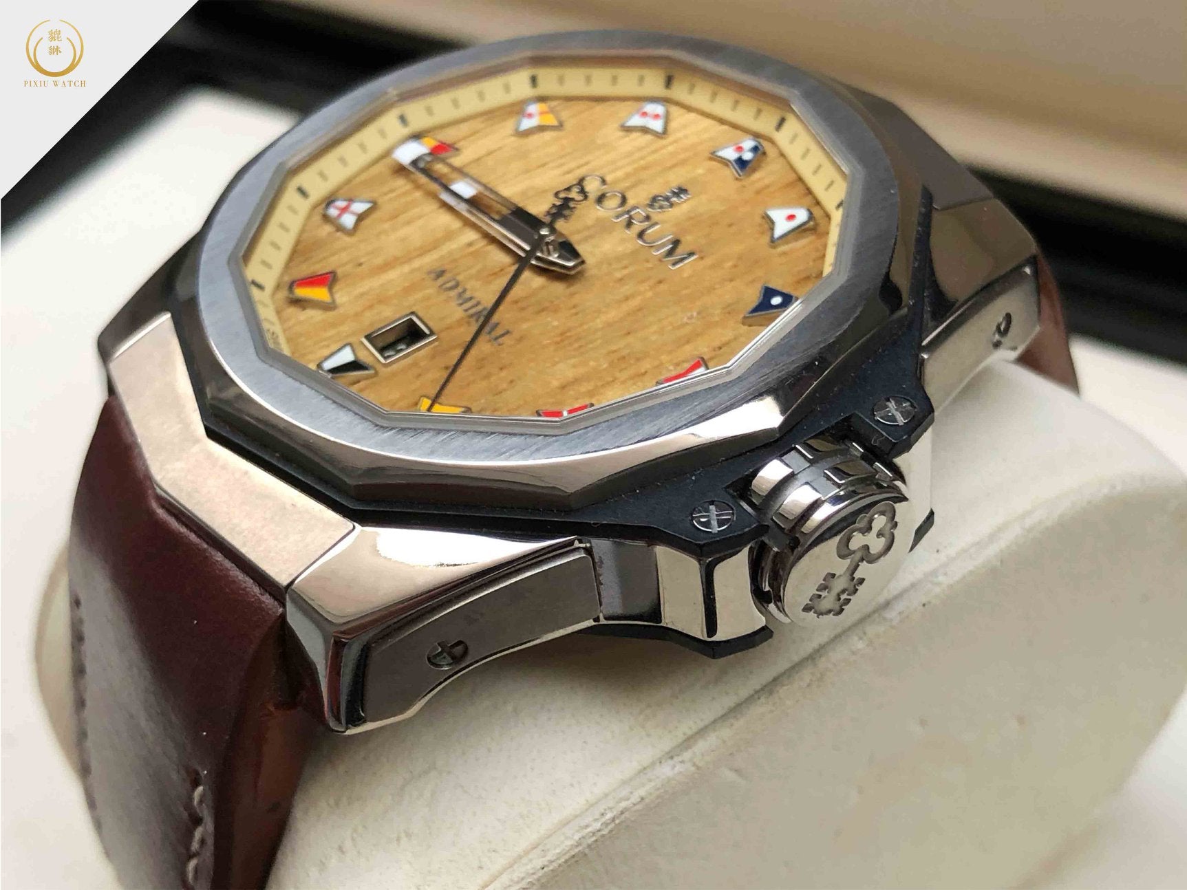 Corum Admiral Wood Dial