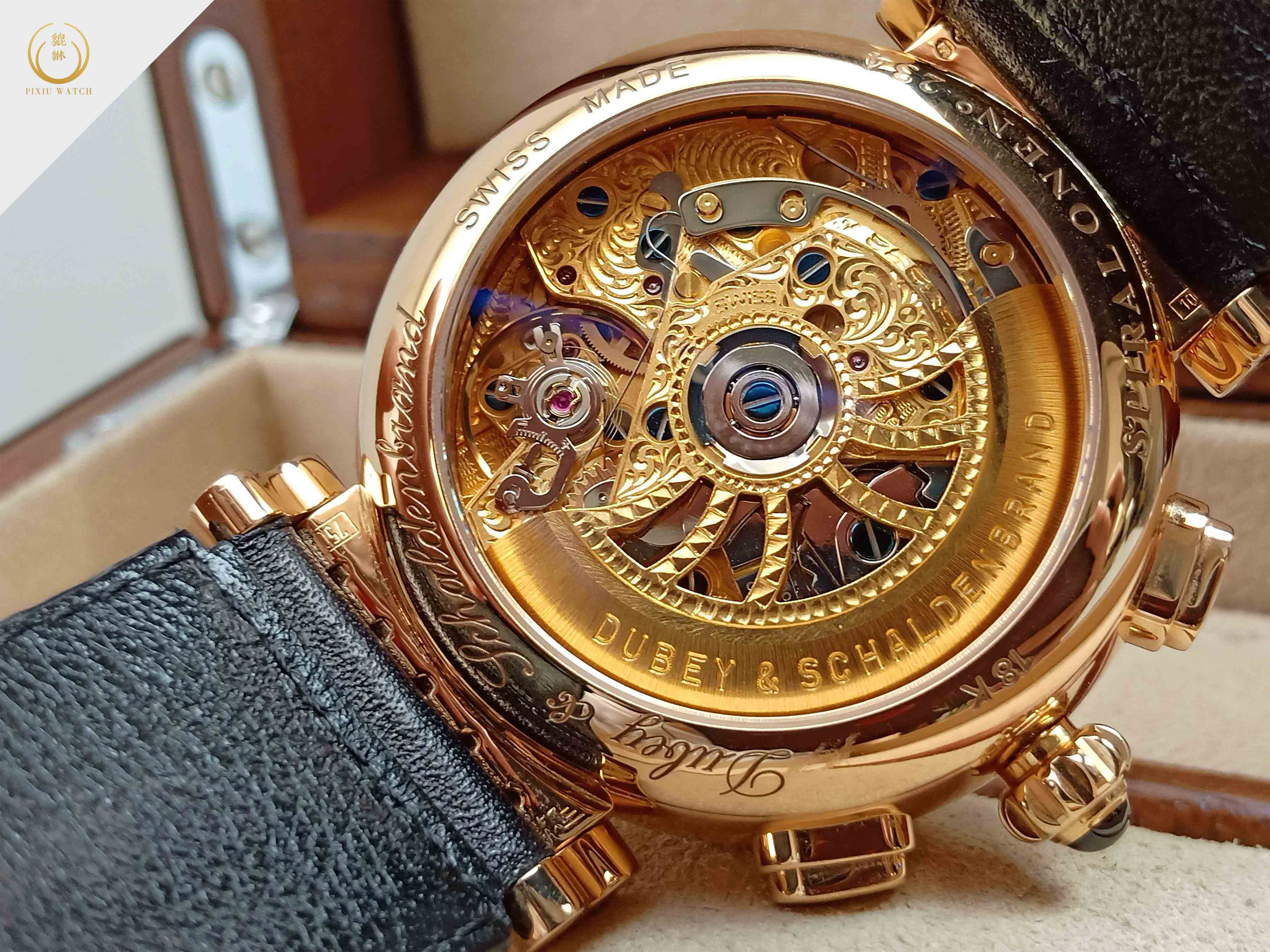 Dubey & Schaldenbrand Spiral One Chronograph Rose Gold Diamond