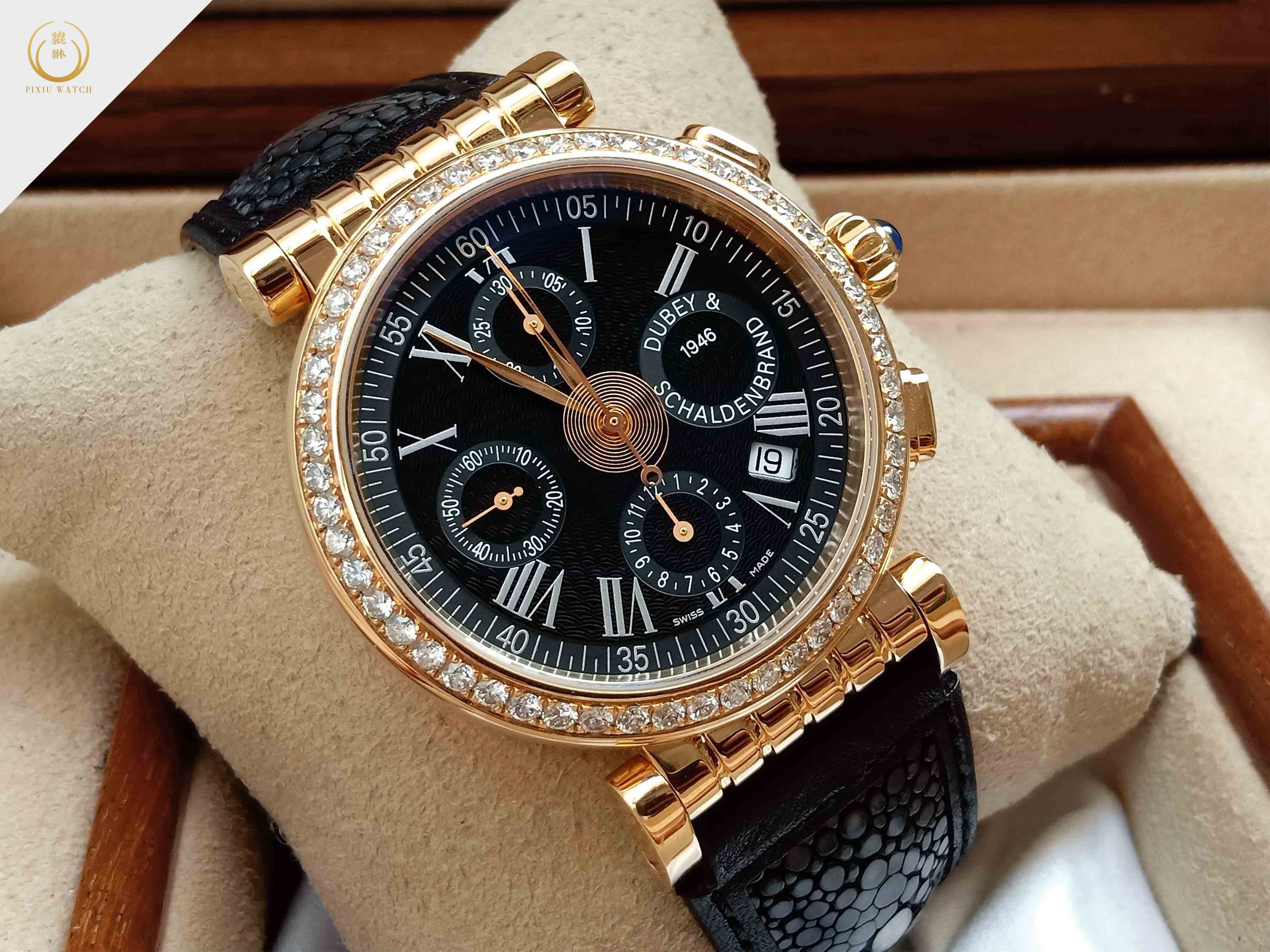 Dubey & Schaldenbrand Spiral One Chronograph Rose Gold Diamond