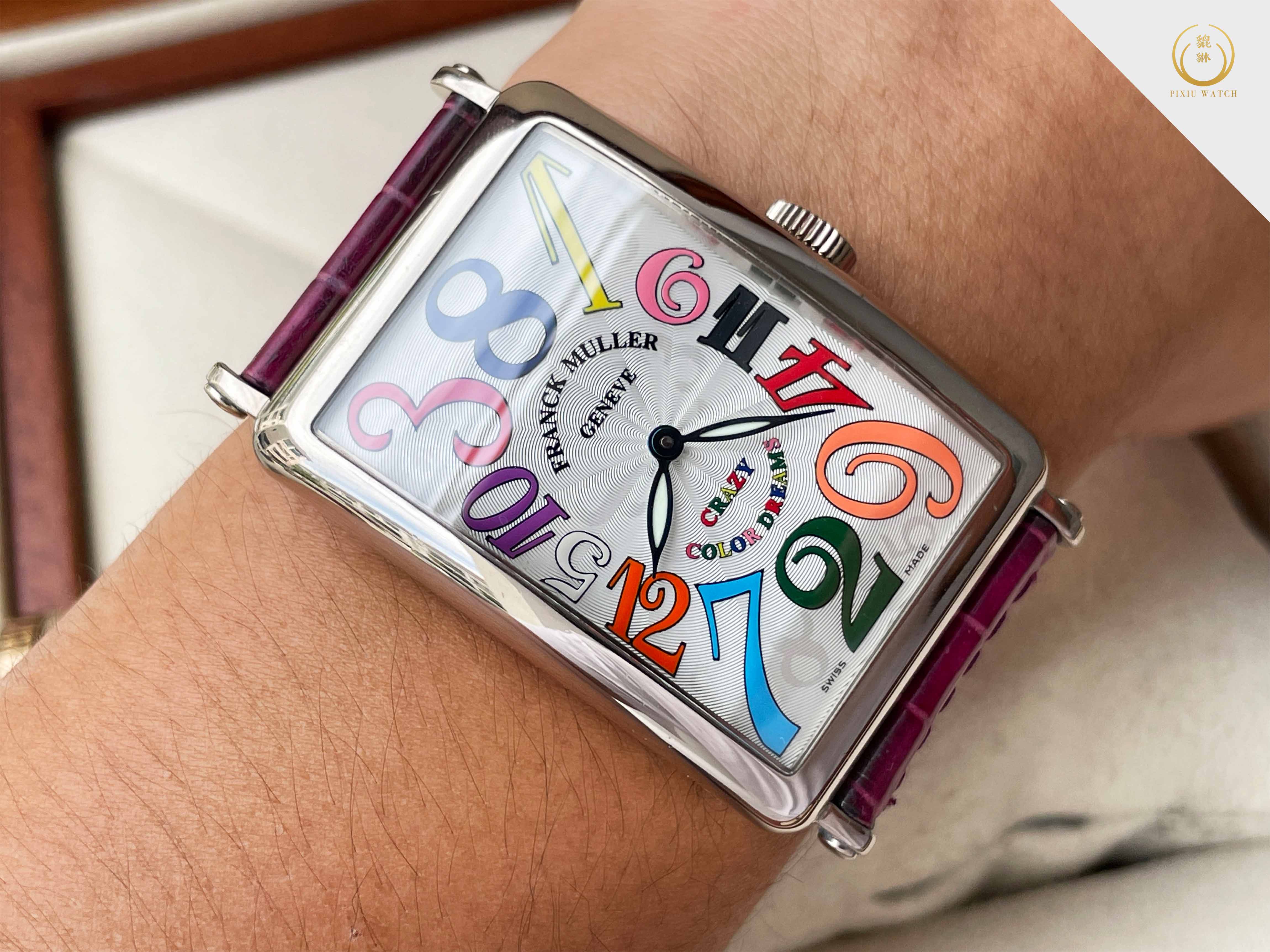 Franck Muller Long Island Crazy Hours 18K White Gold