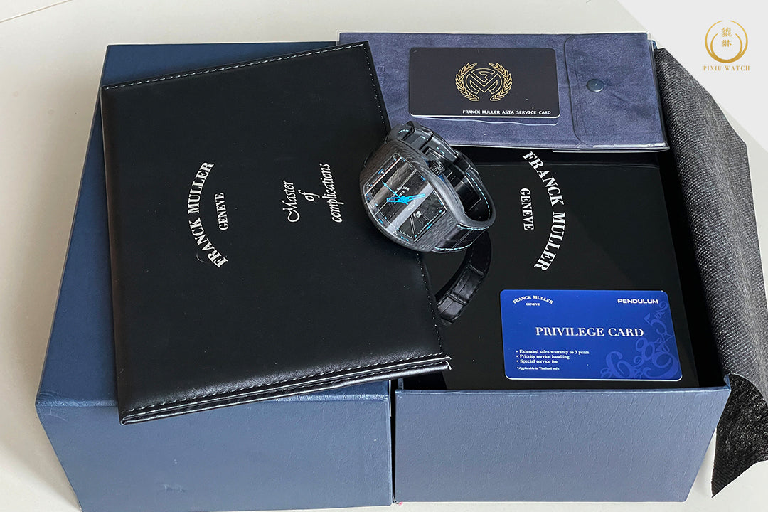 "New” Franck Muller Vanguard Classical Carbon Blue