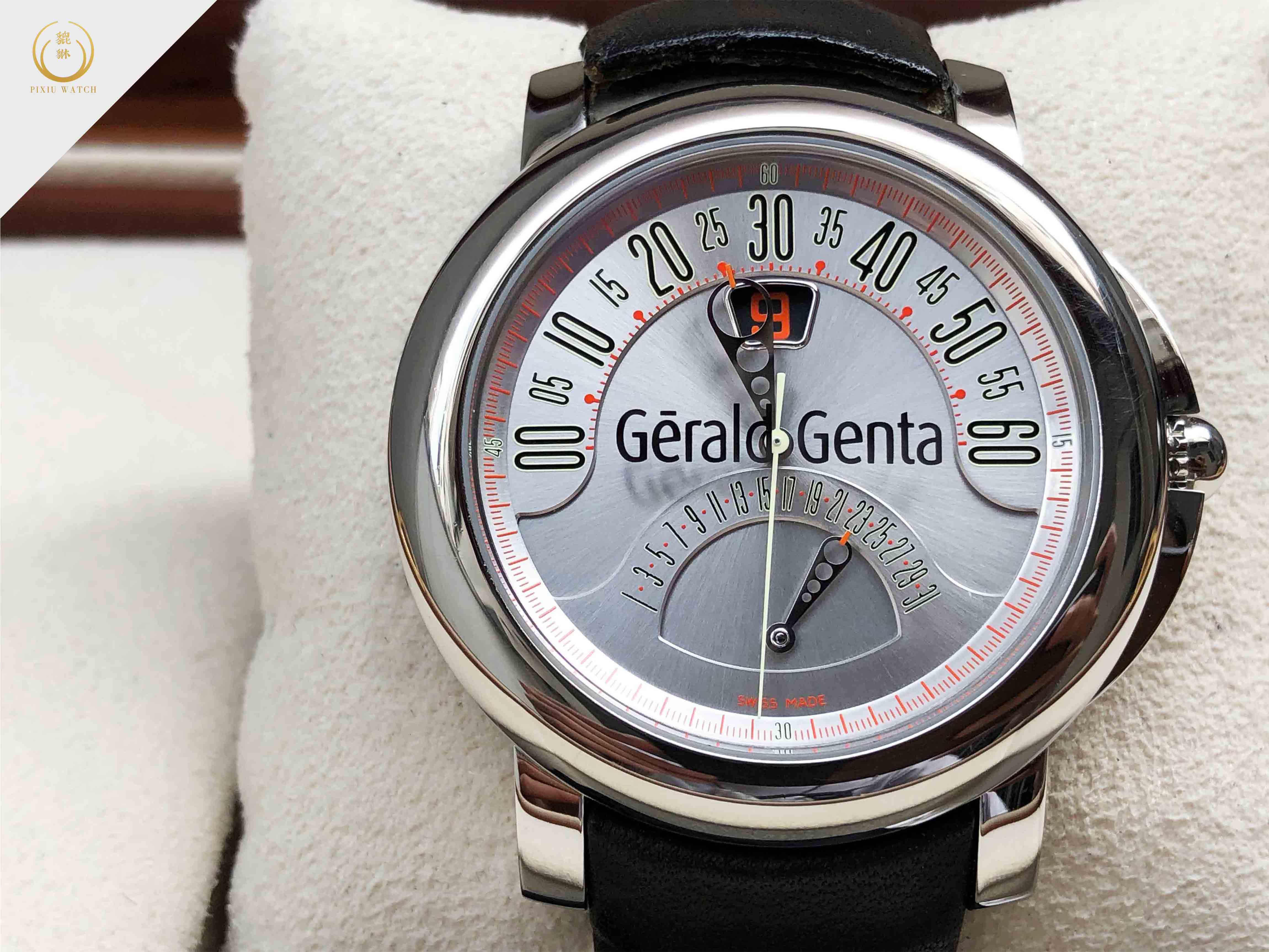 Gerald Genta Arena Biretro Retrograde