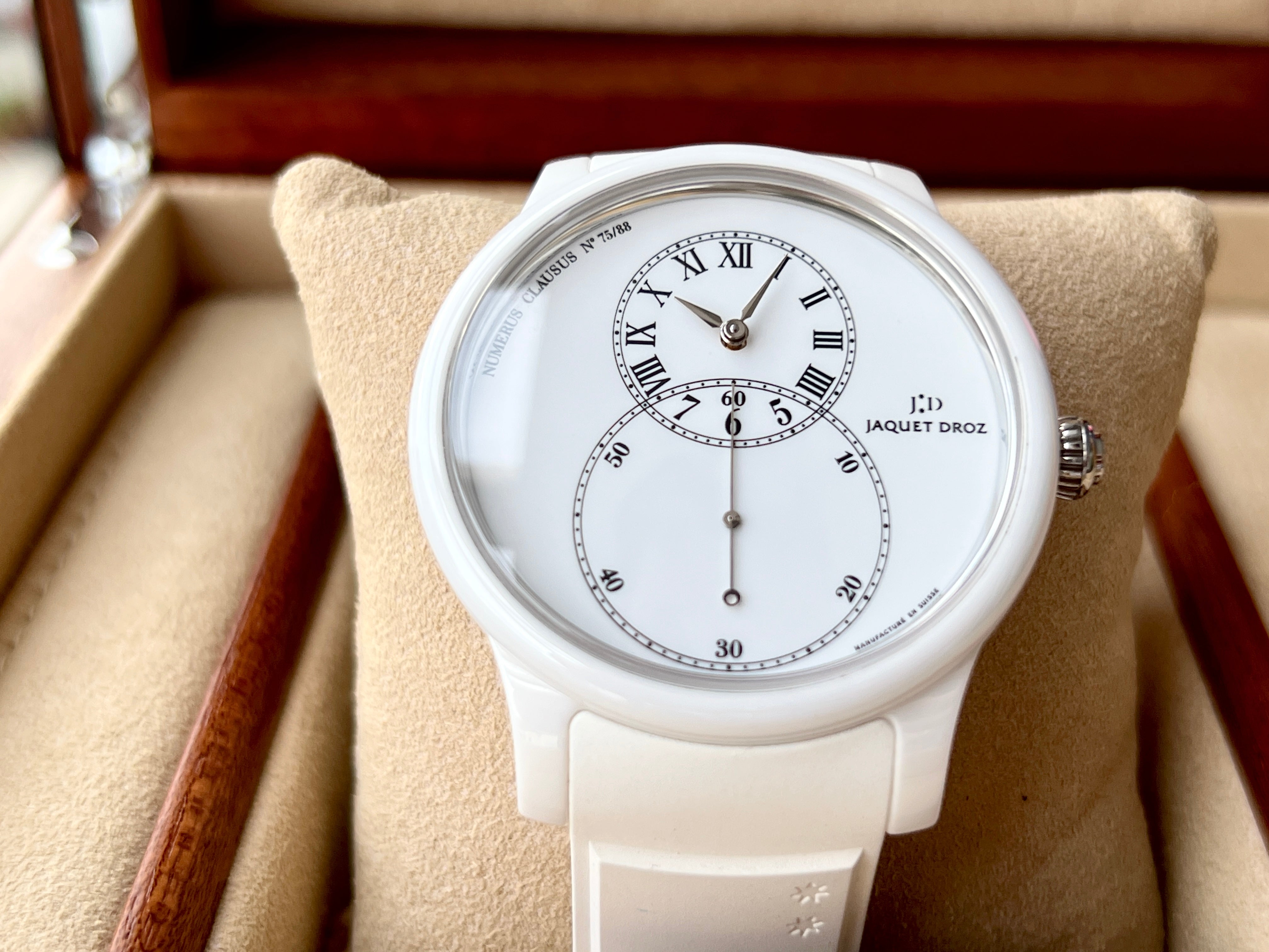 Jaquet Droz Grande Seconde White Ceramic Limited 88 Pcs.