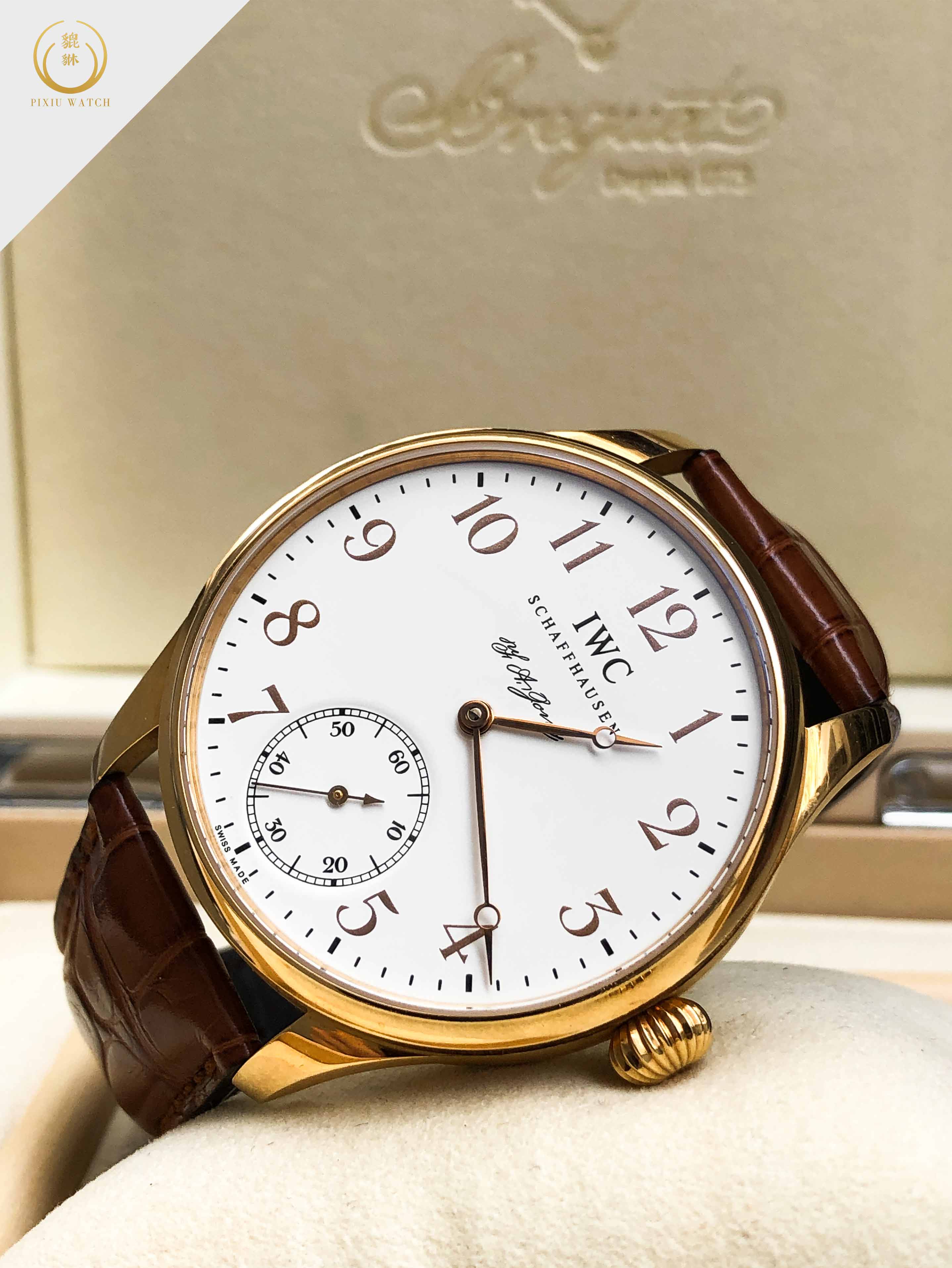 IWC Portugieser F.A. Jones Pink Gold Limited Edition