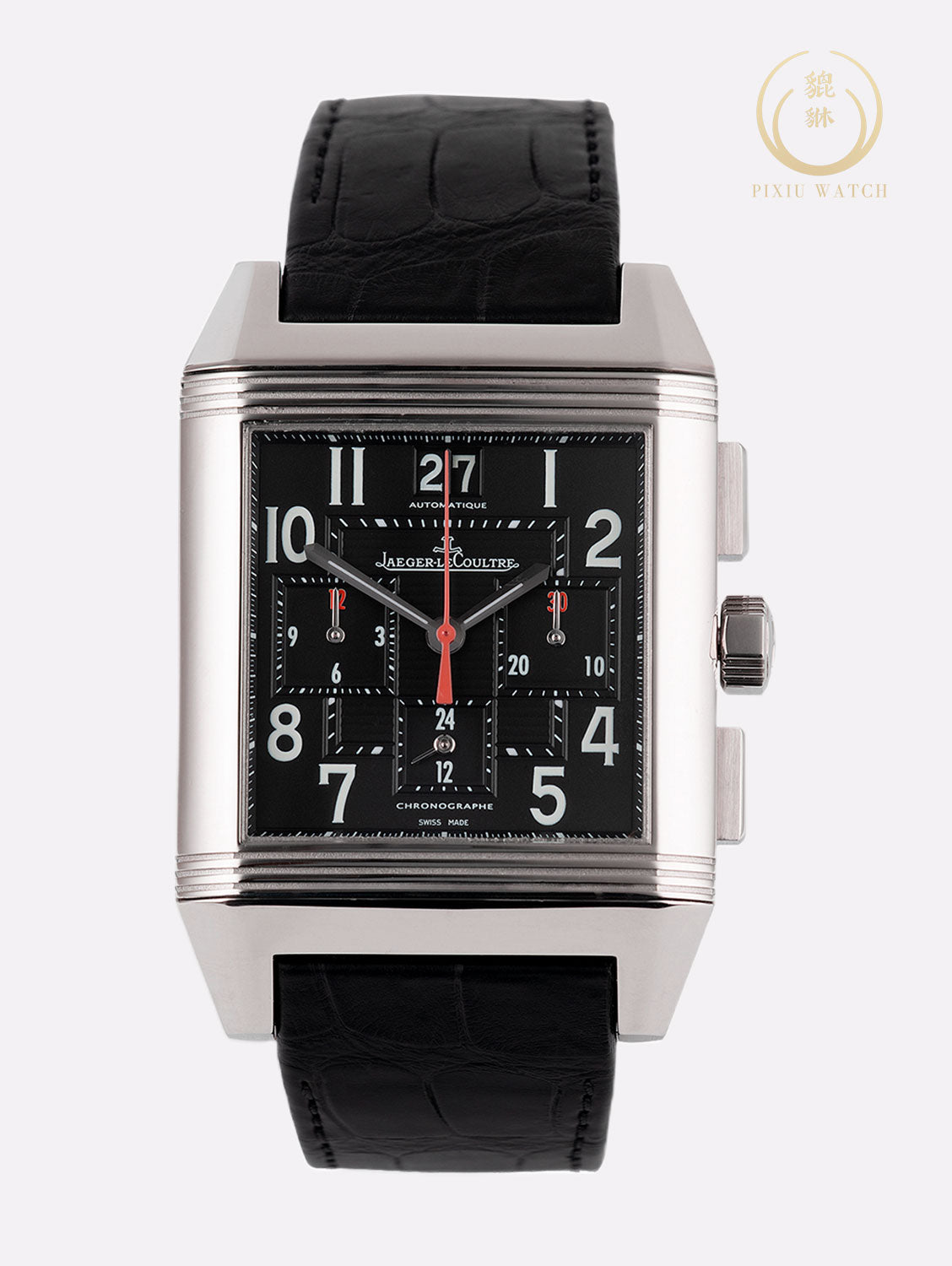 Jaeger-LeCoultre Reverso Squadra Chronograph GMT Black