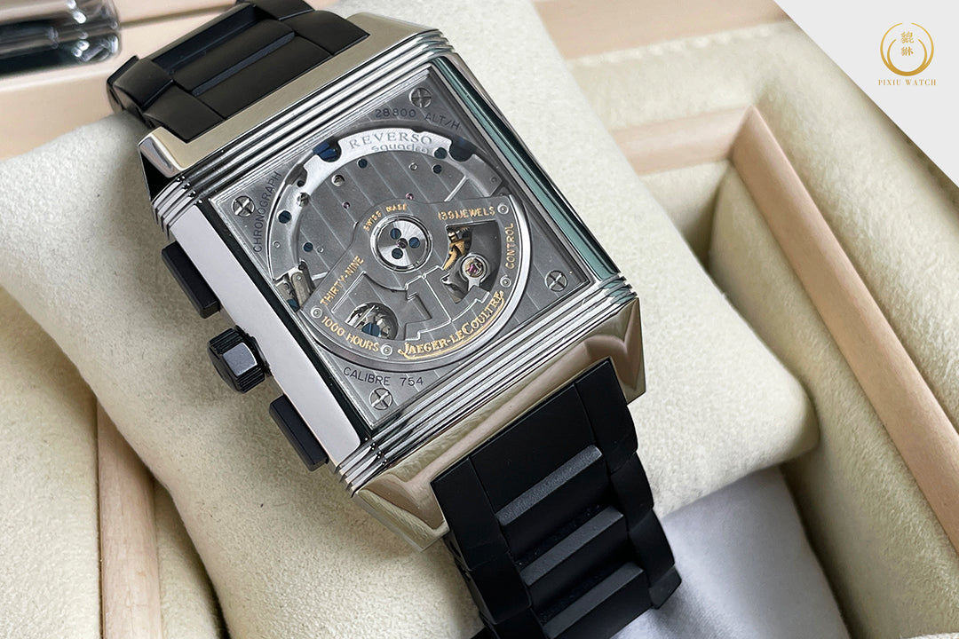 Jaeger-LeCoultre Reverso Squadra Chronograph GMT Black