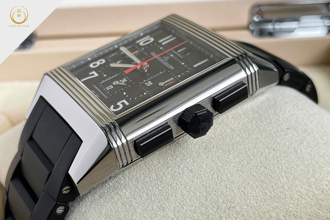 Jaeger-LeCoultre Reverso Squadra Chronograph GMT Black