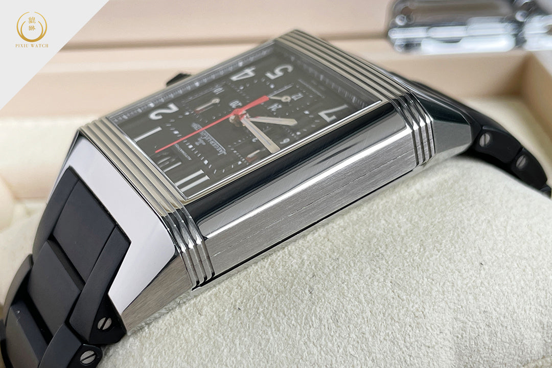 Jaeger-LeCoultre Reverso Squadra Chronograph GMT Black