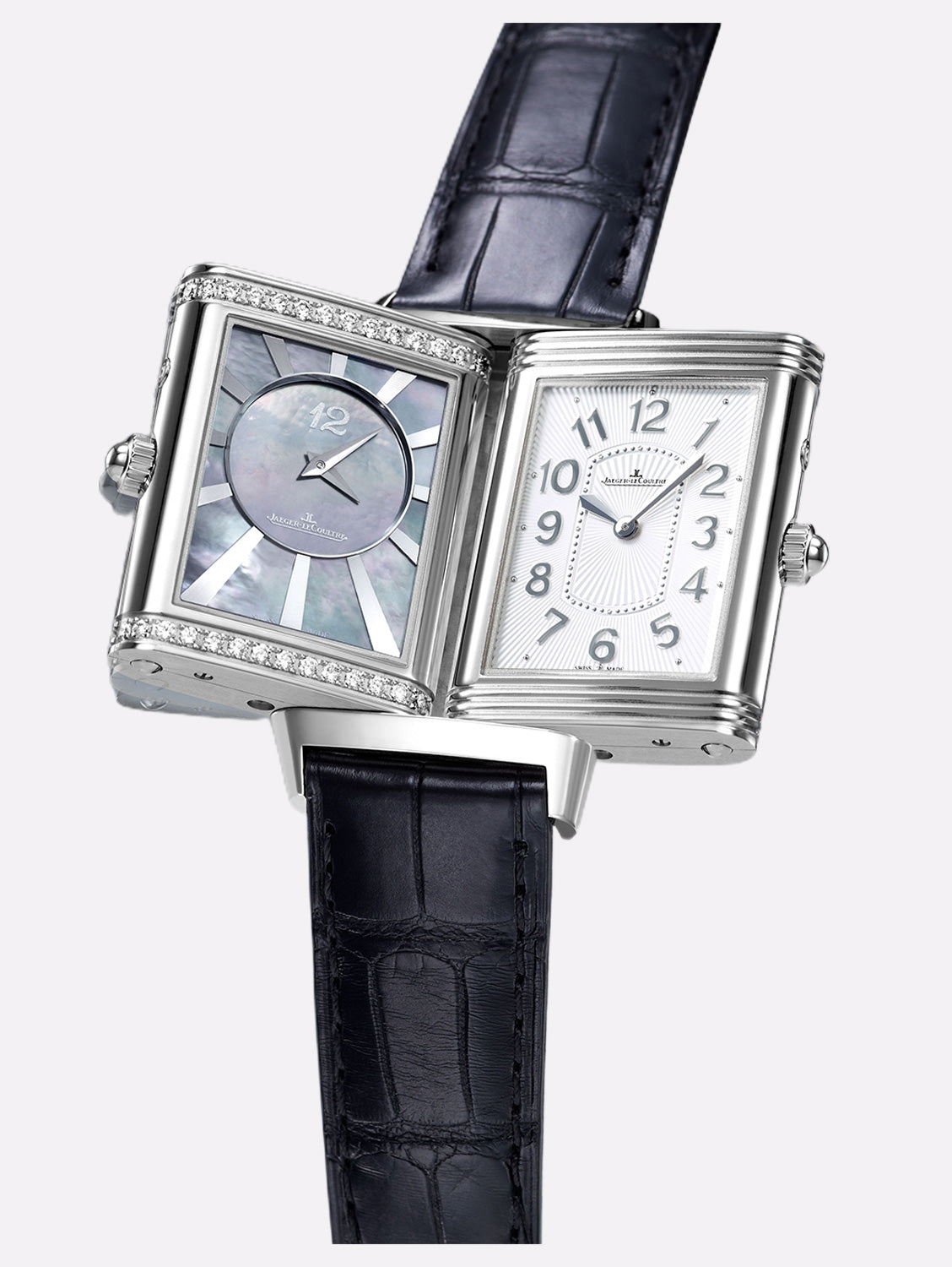 Jaeger LeCoultre Reverso Duoface Pearl Diamond Mid-Size