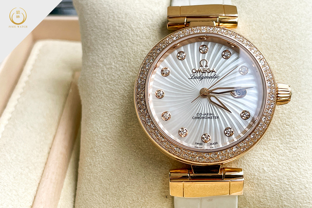 Omega De Ville Ladymatic Co-Axial Chronometer 18K Red Gold