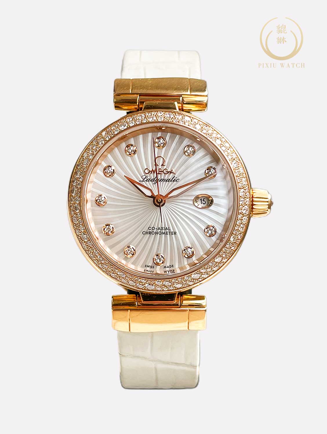 Omega De Ville Ladymatic Co-Axial Chronometer 18K Red Gold
