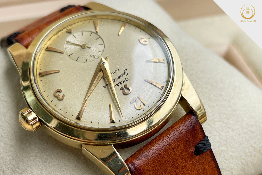 Omega Vintage Seamaster Automatic Sub Second Yellow Gold