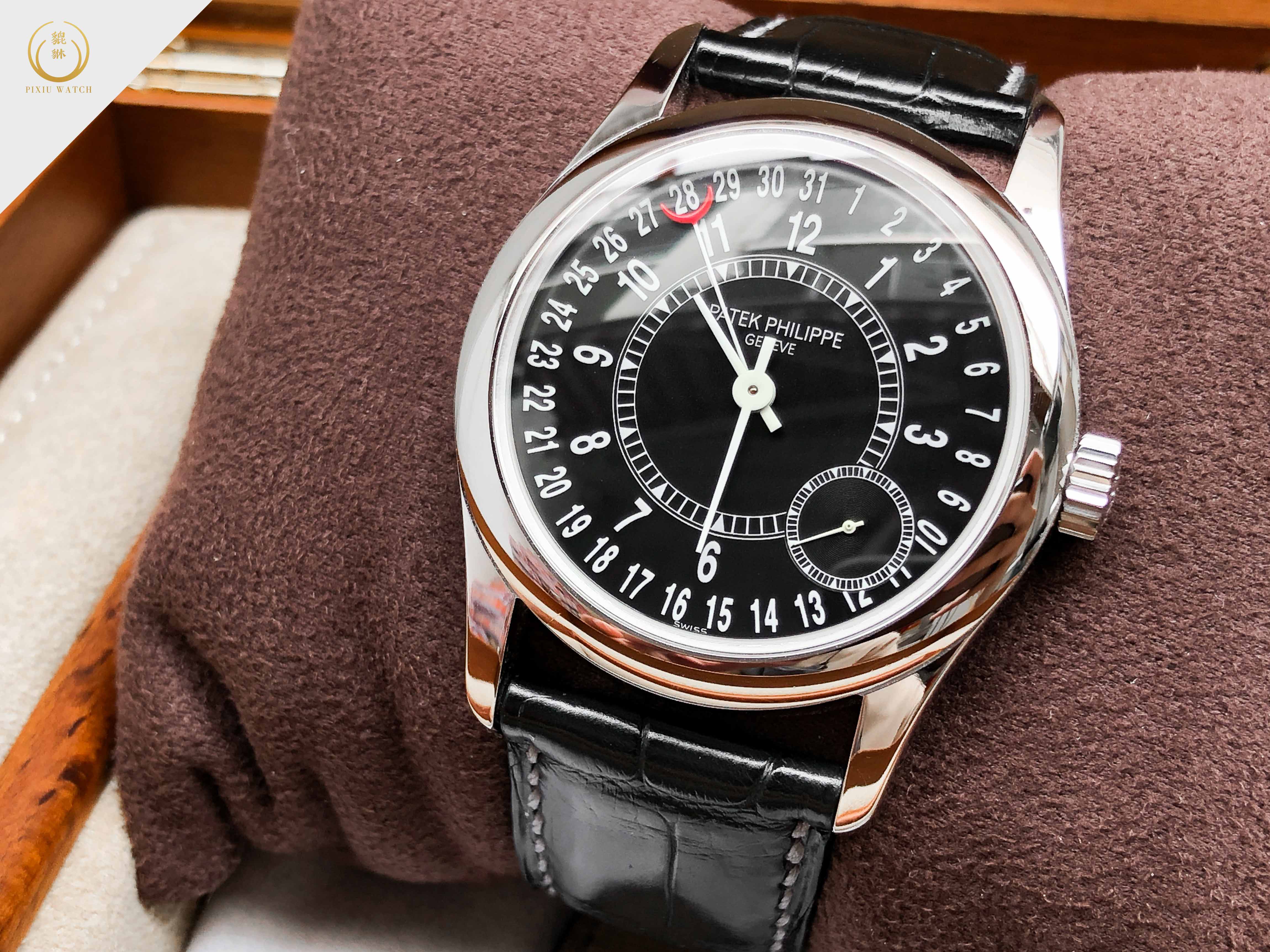 Patek Philippe Calatrava 6000G-010 Black Dial