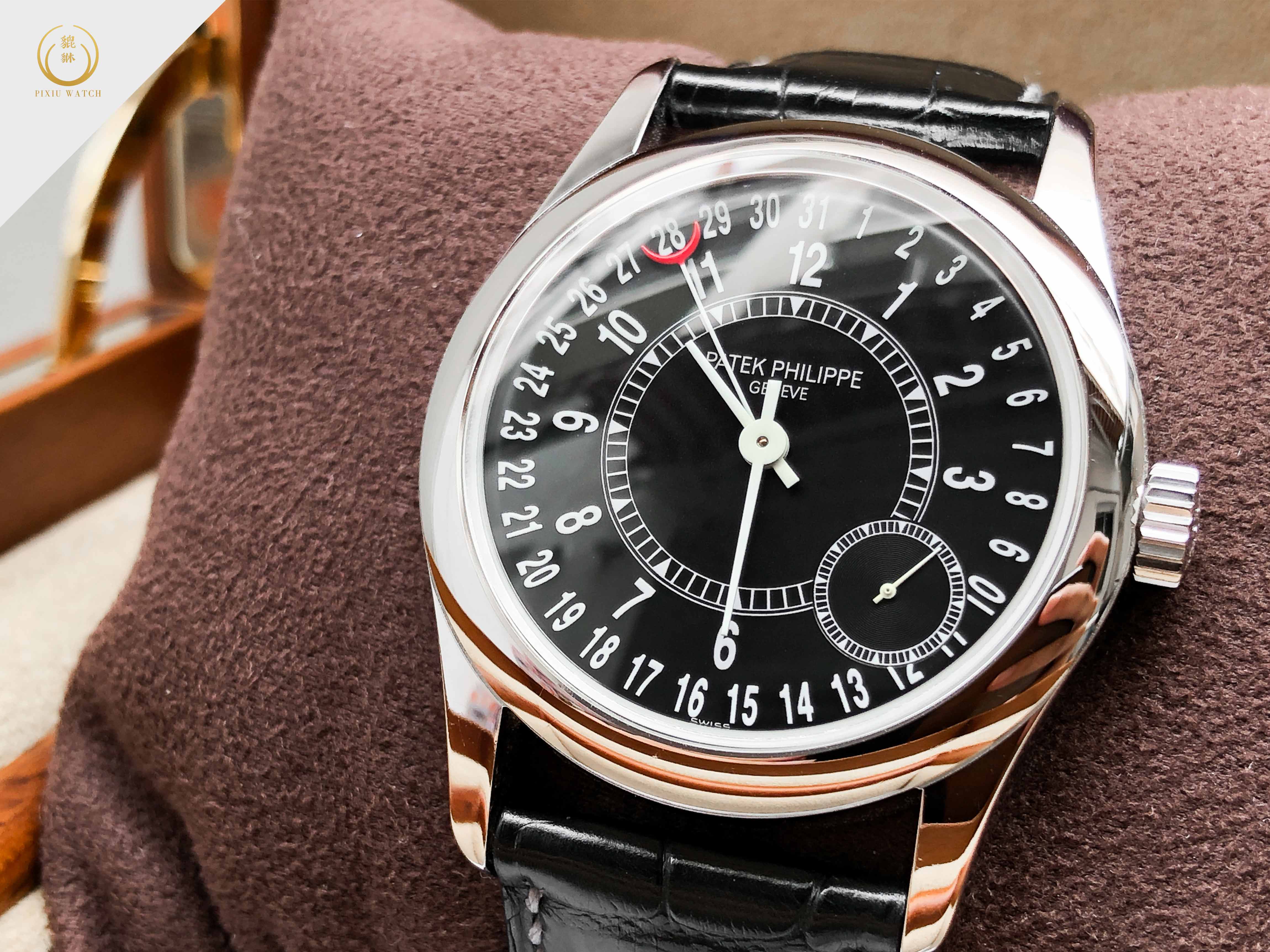 Patek Philippe Calatrava 6000G-010 Black Dial
