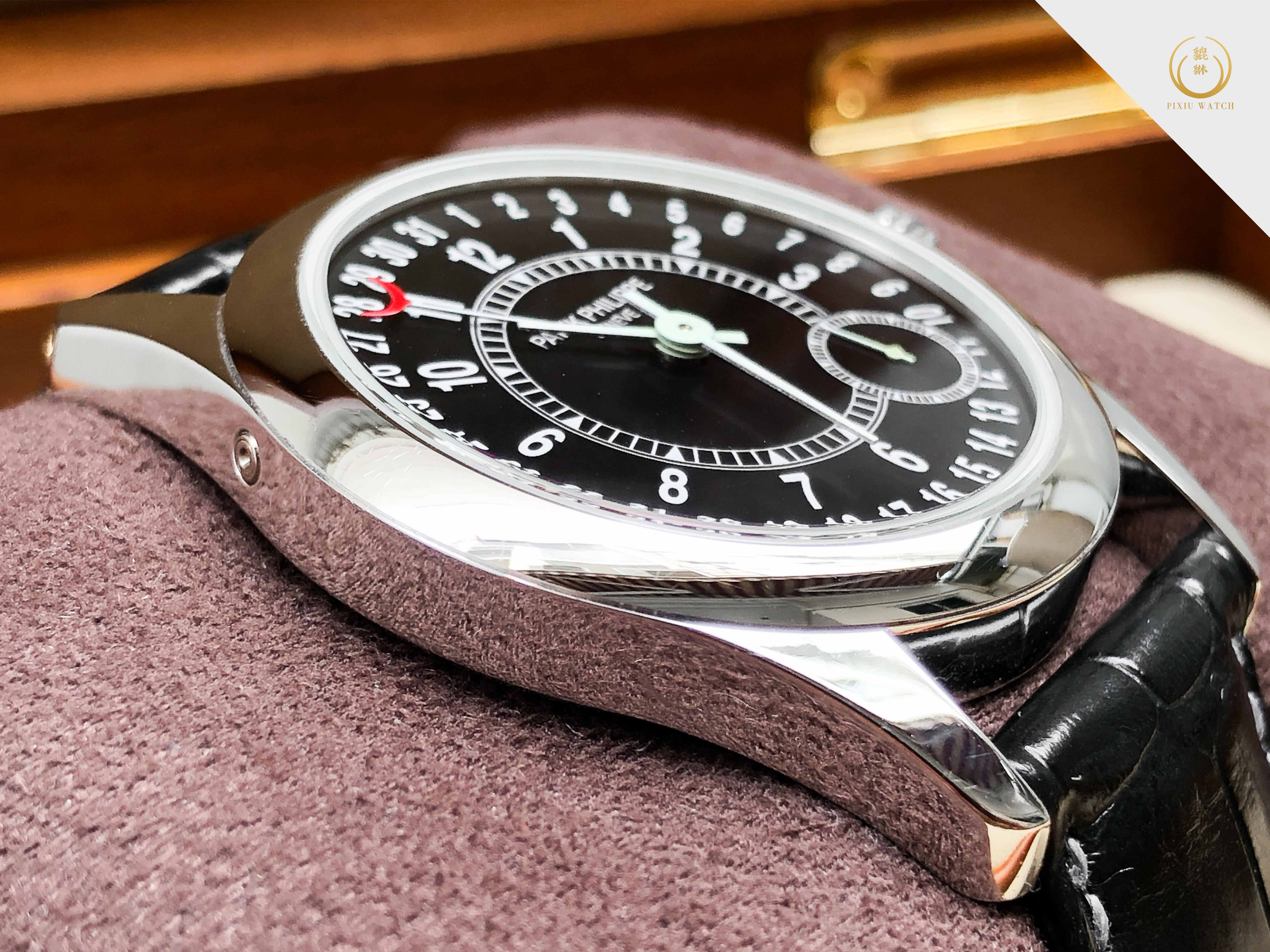 Patek Philippe Calatrava 6000G-010 Black Dial
