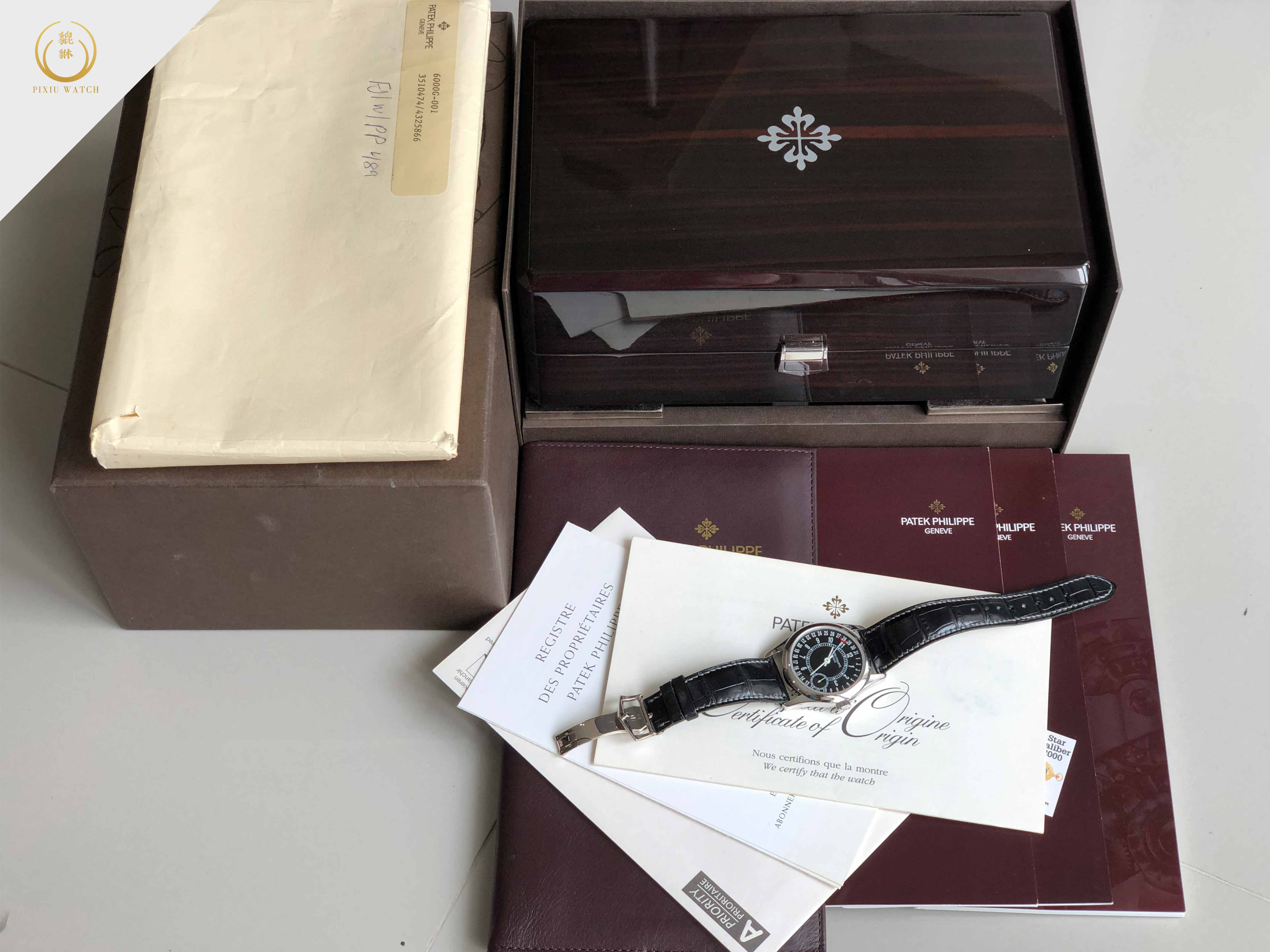 Patek Philippe Calatrava 6000G-010 Black Dial
