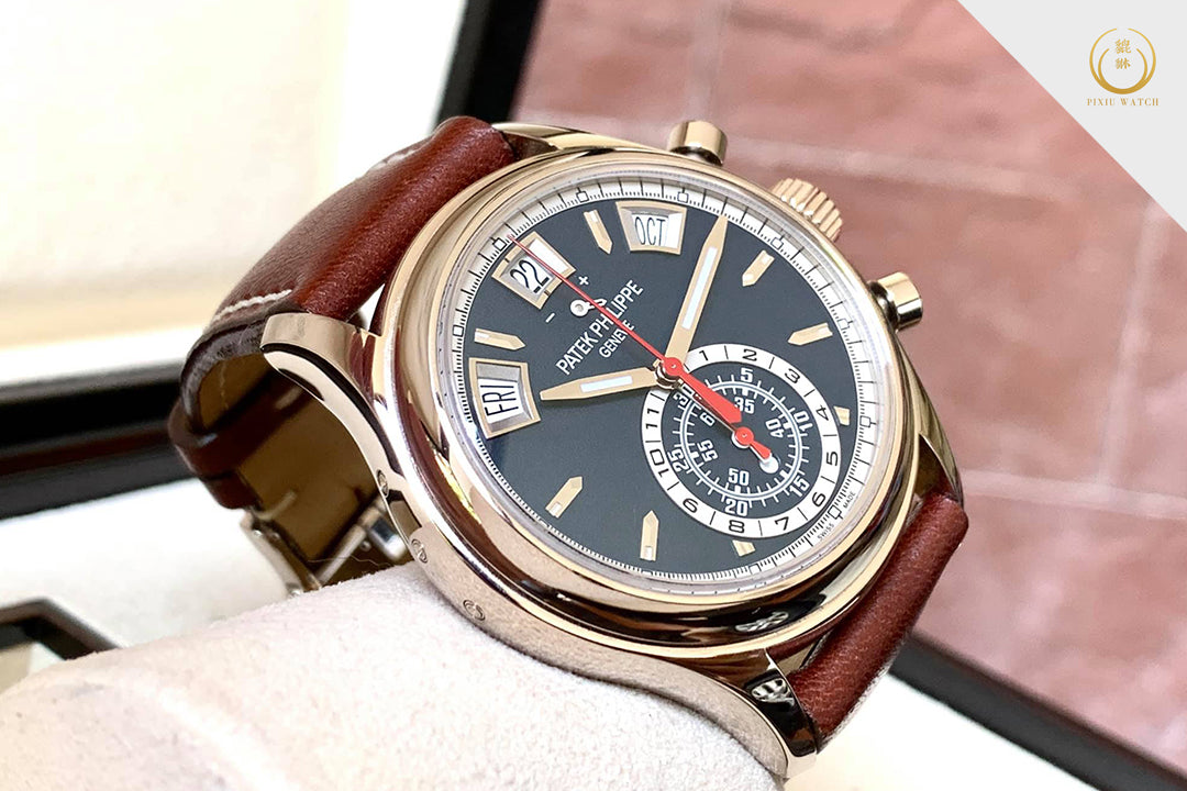 Patek Phillipe 5960G Annual Calendar Blue Dial Chronograph