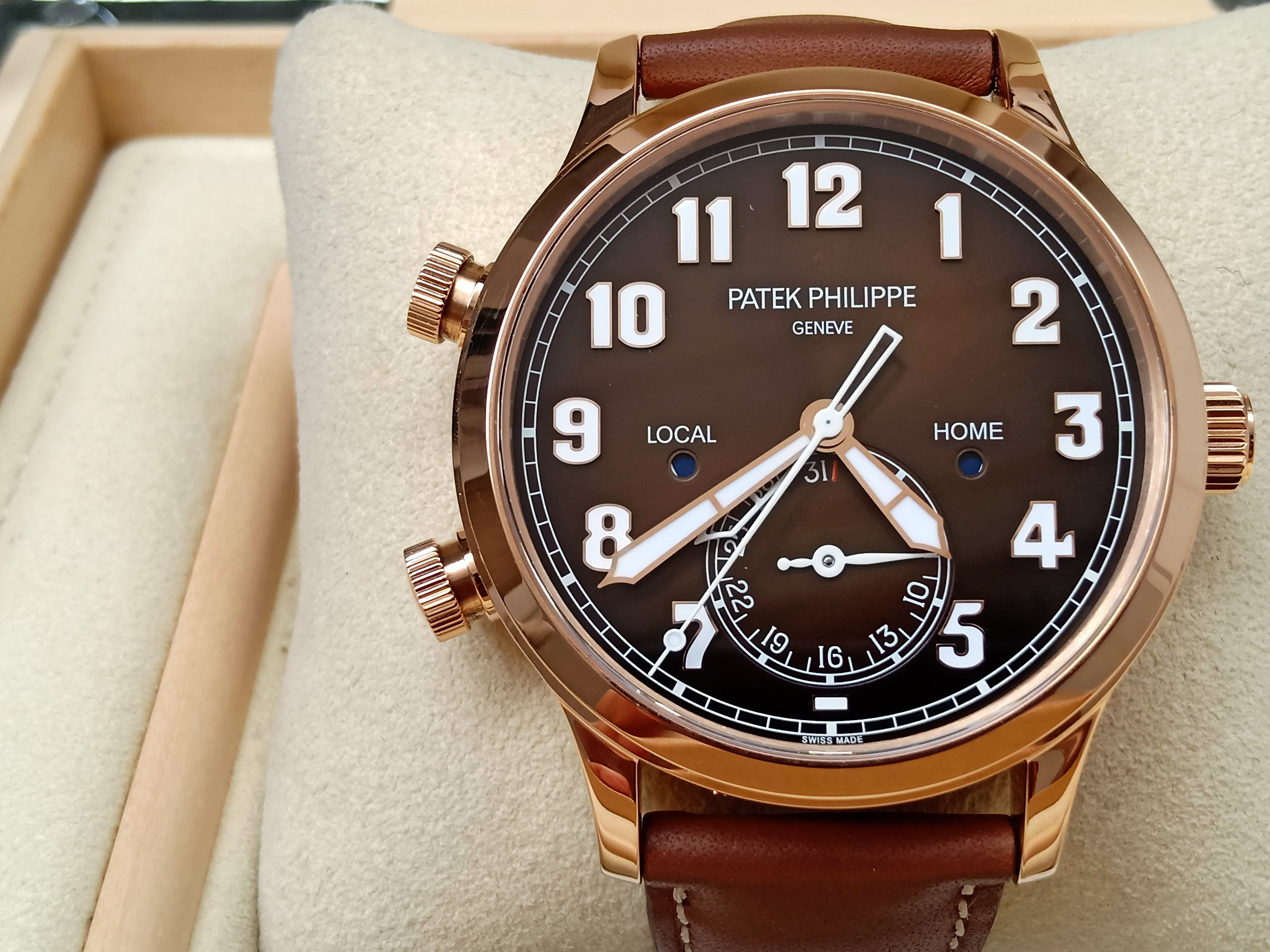 Patek Phillipe Travel Time 5524R-001 Rose Gold