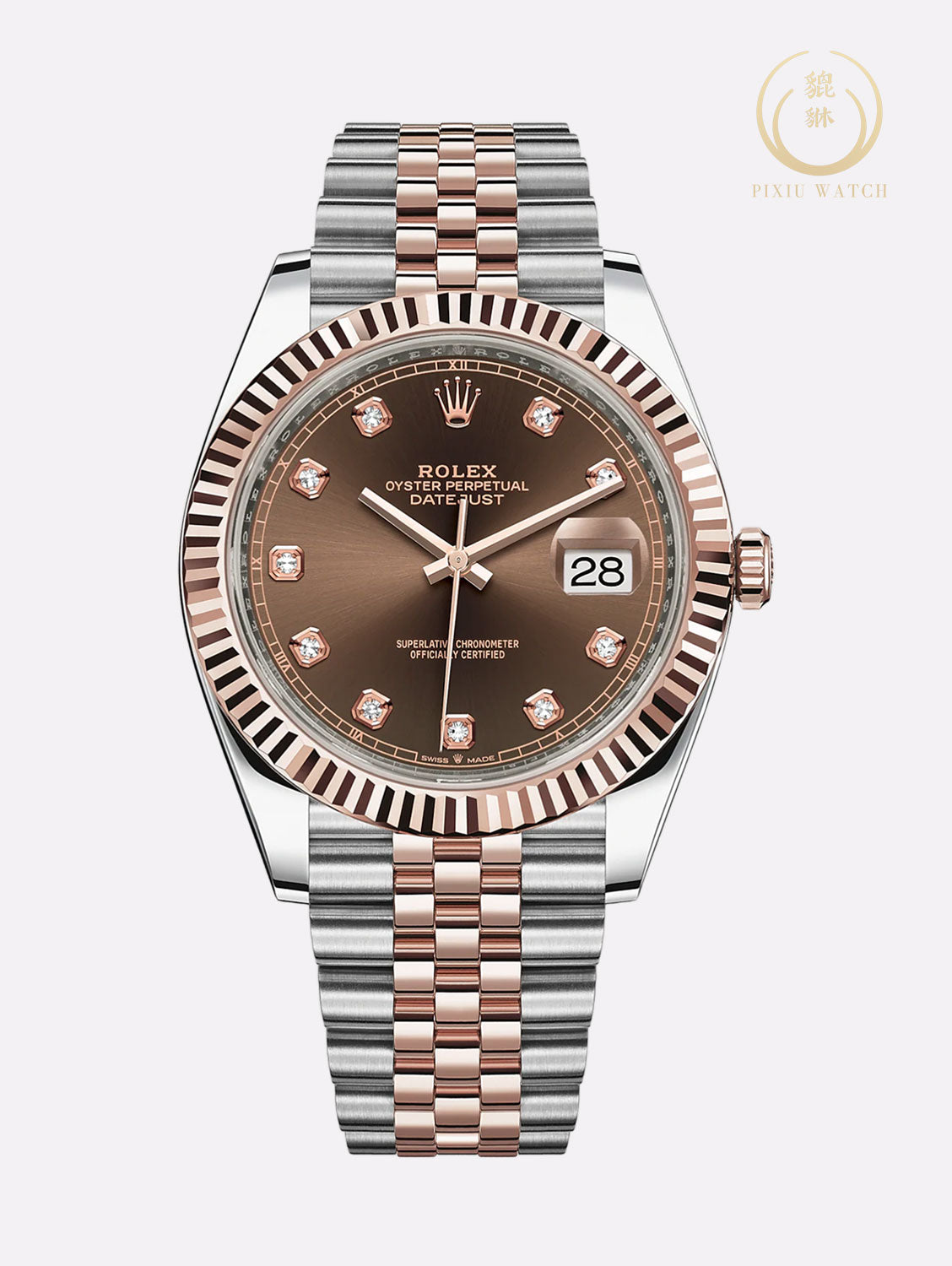 Rolex Datejust Pink Gold Jubilee Two Tone