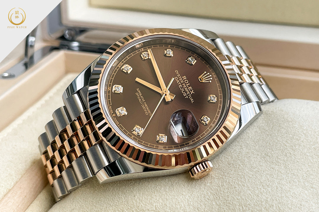 Rolex Datejust Pink Gold Jubilee Two Tone