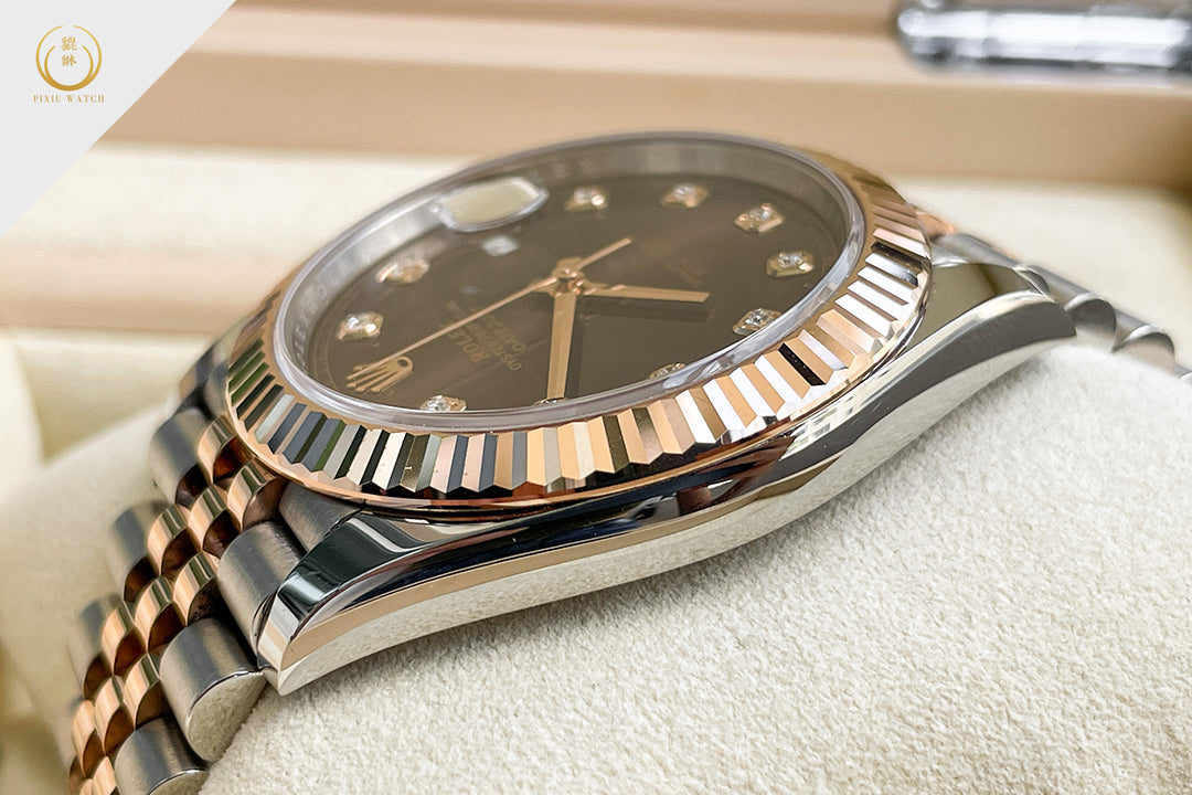 Rolex Datejust Pink Gold Jubilee Two Tone