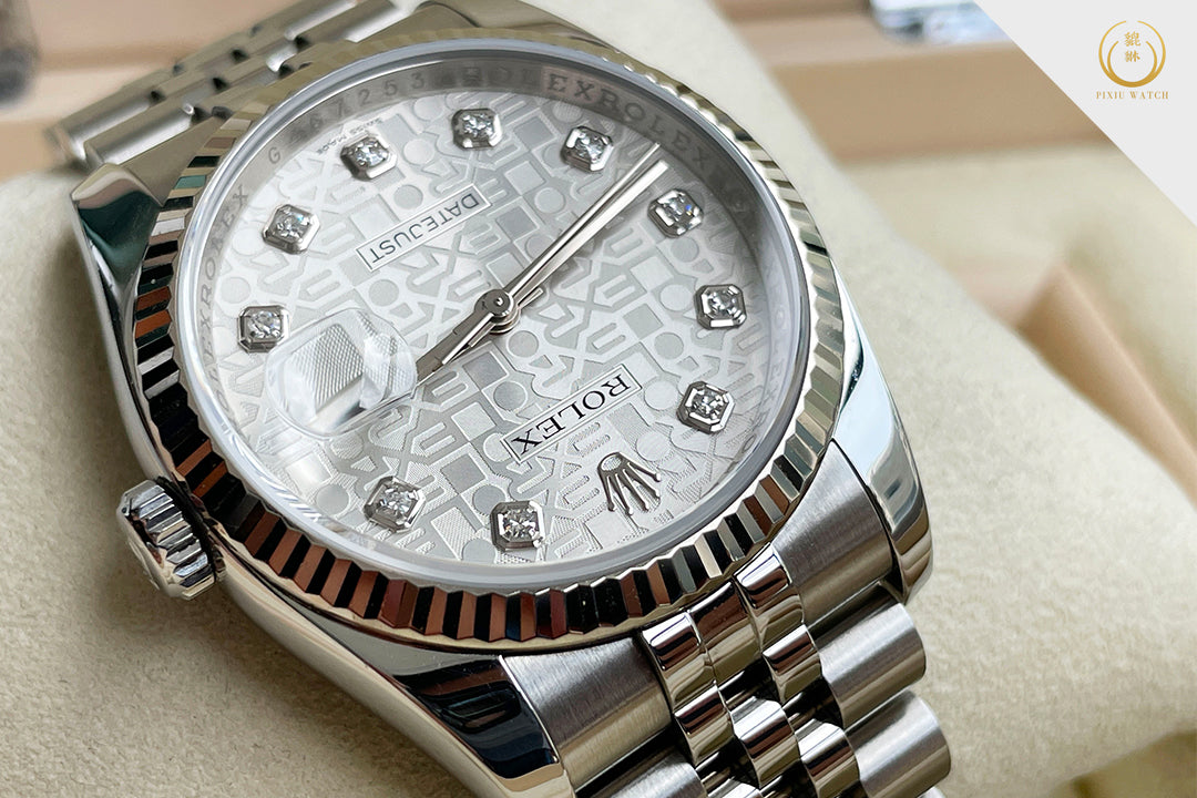 Rolex Datejust Silver Com Dial