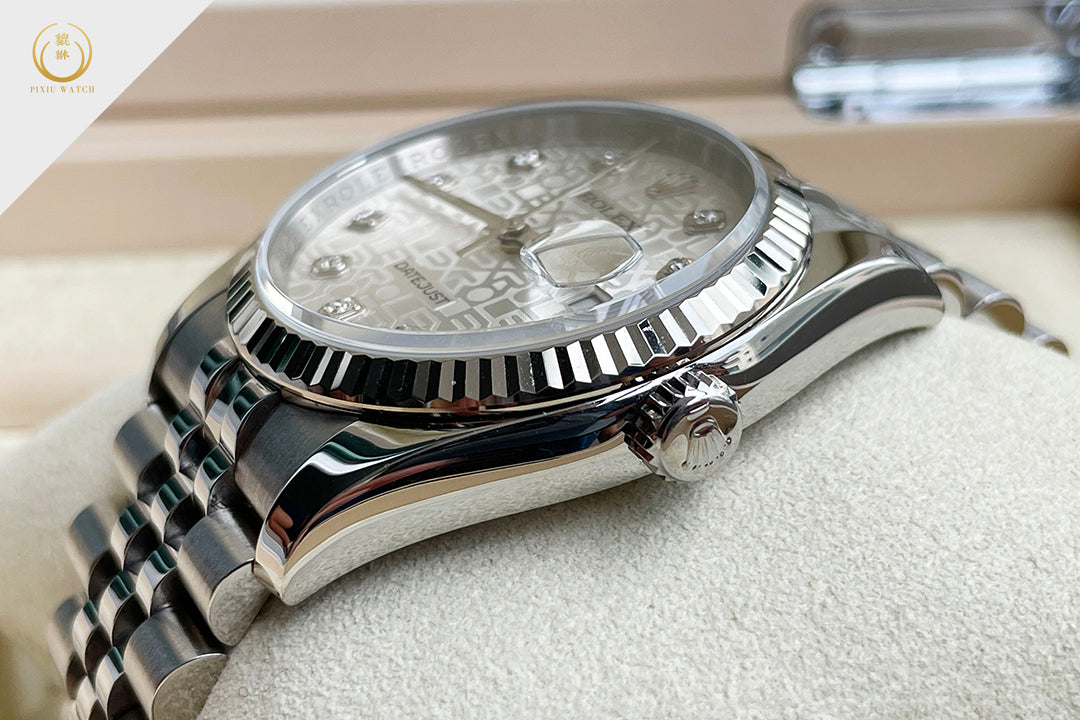 Rolex Datejust Silver Com Dial