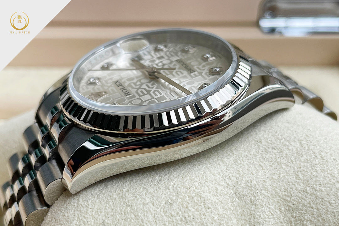Rolex Datejust Silver Com Dial