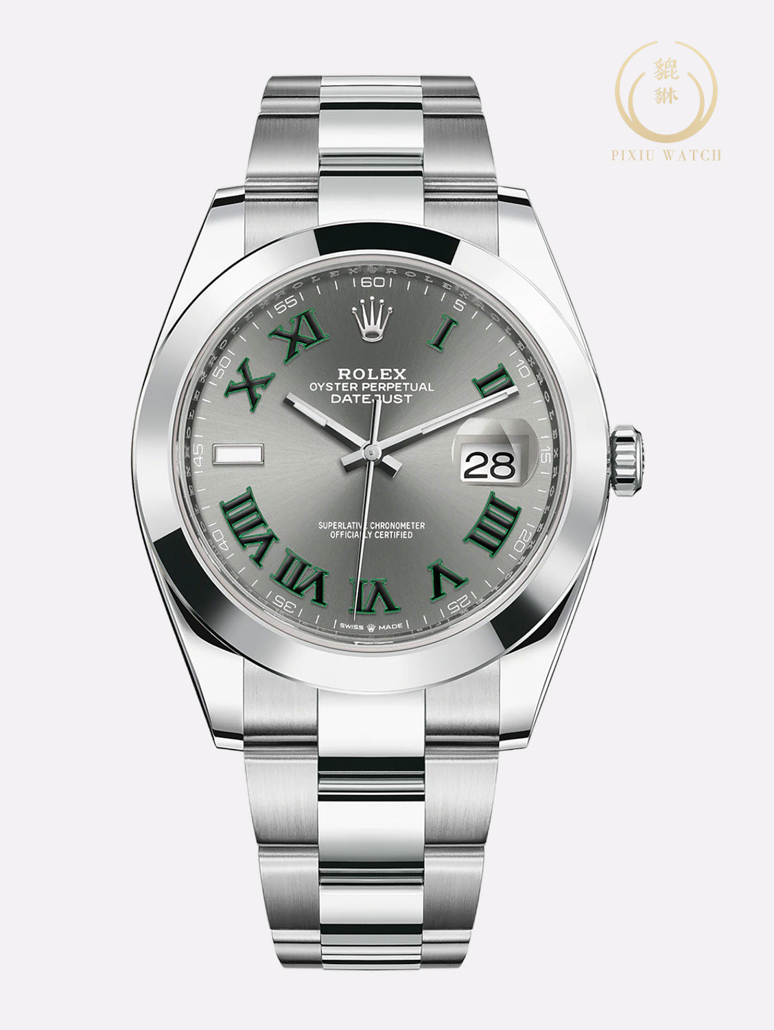 Rolex Datejust Slate Grey Wimbledon Dial 126300
