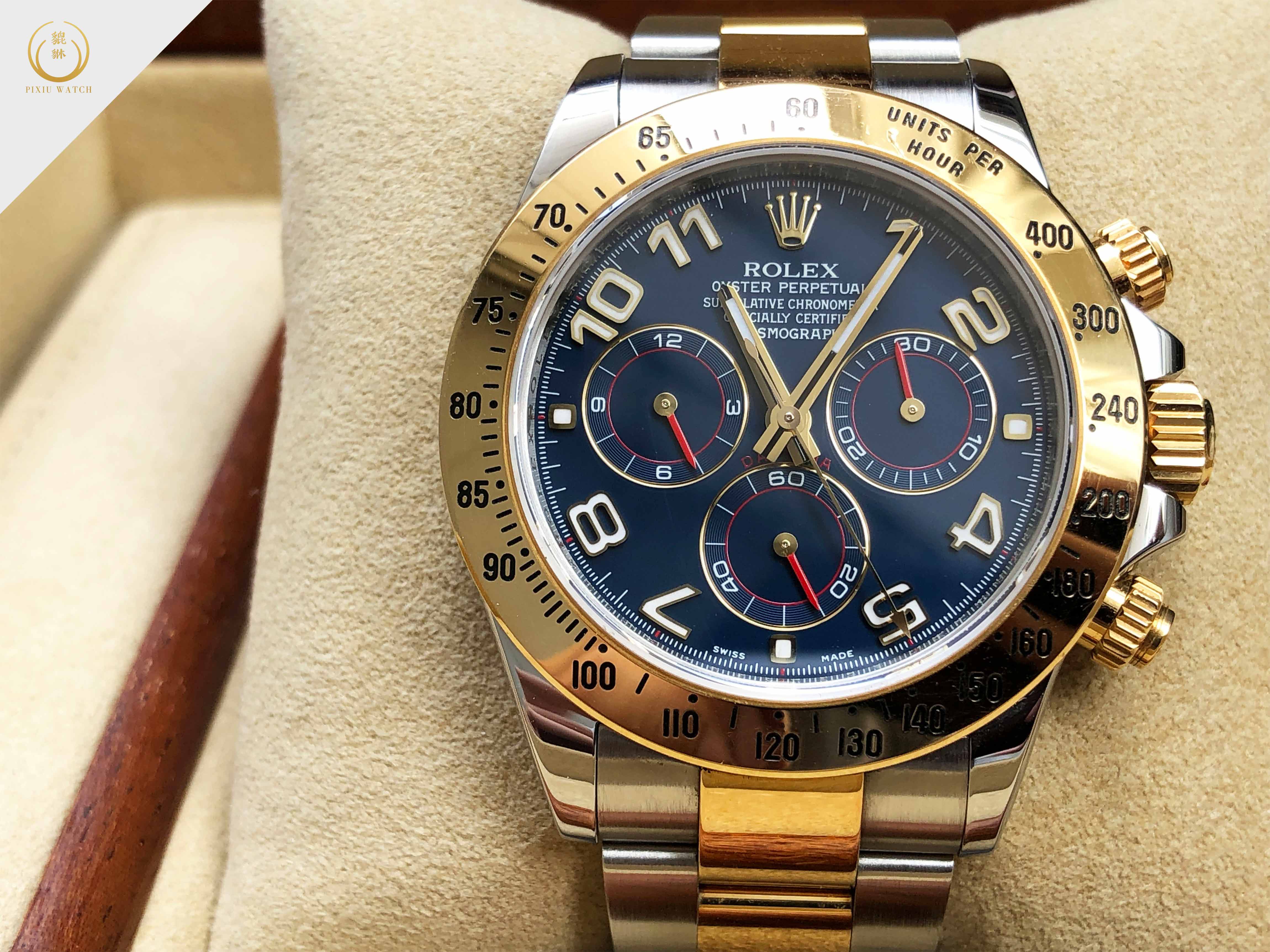 Rolex Daytona Two Tone Blue Racing