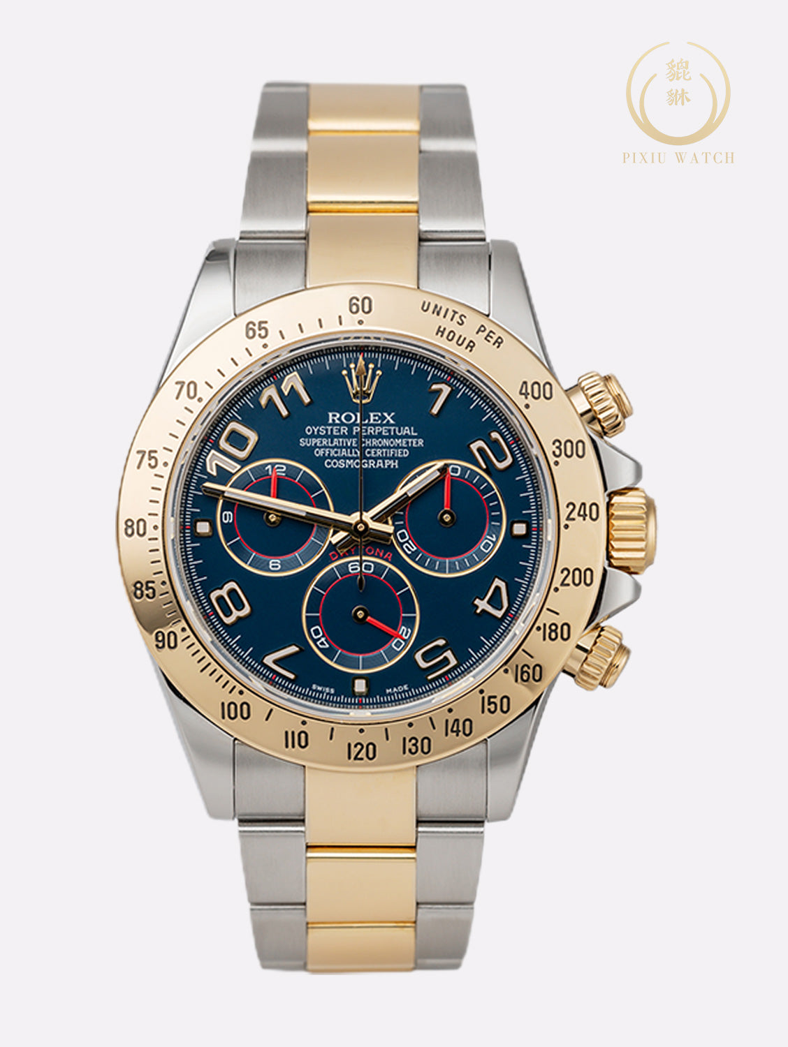 Rolex Daytona Two Tone Blue Racing
