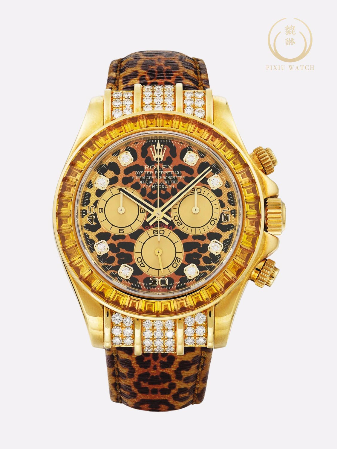 Rolex Daytona Leopard Yellow Gold