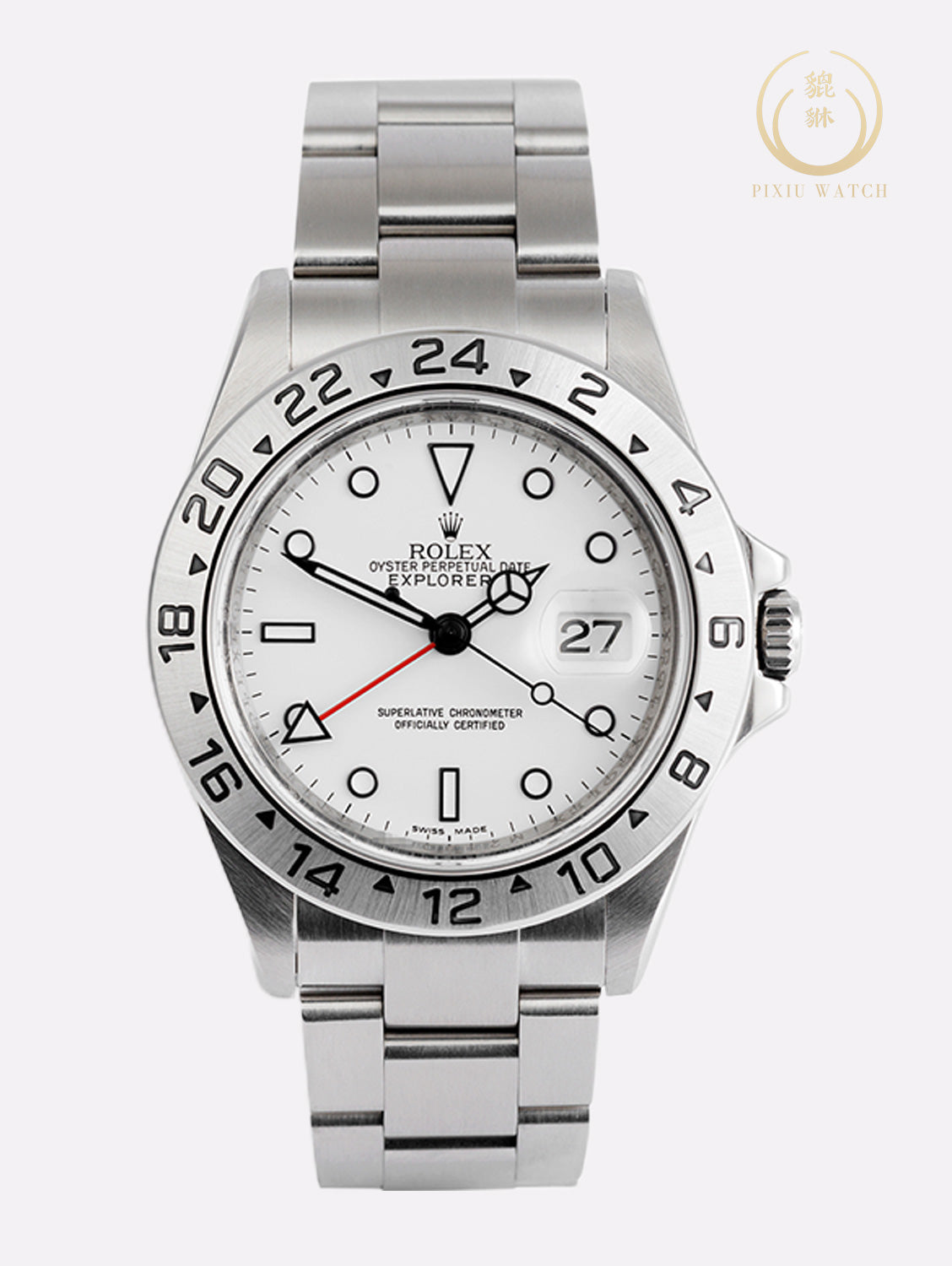 Rolex Explorer II หน้าขาว เข็มแดง