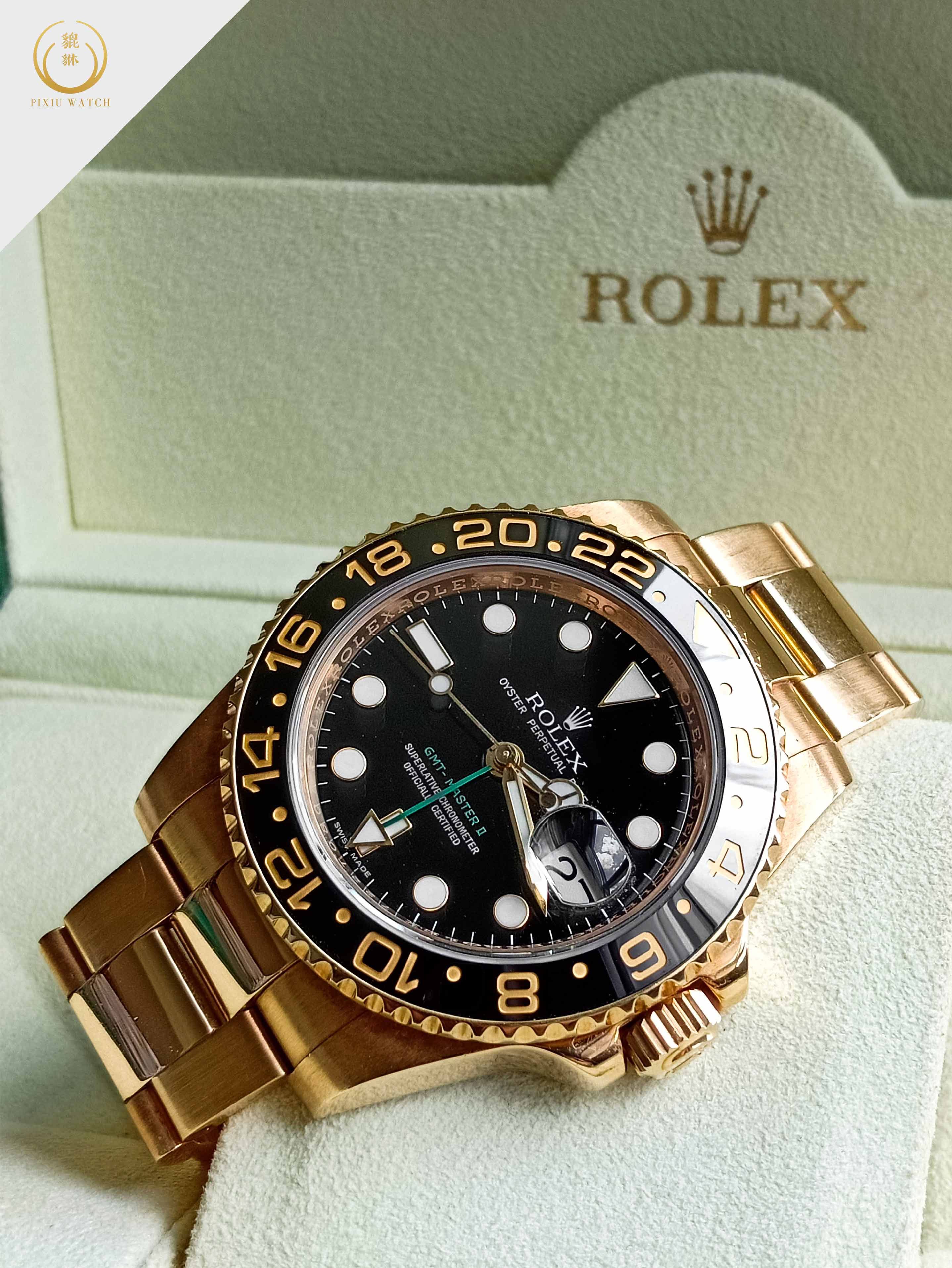 Rolex GMT-MASTER II Full Yellow Gold