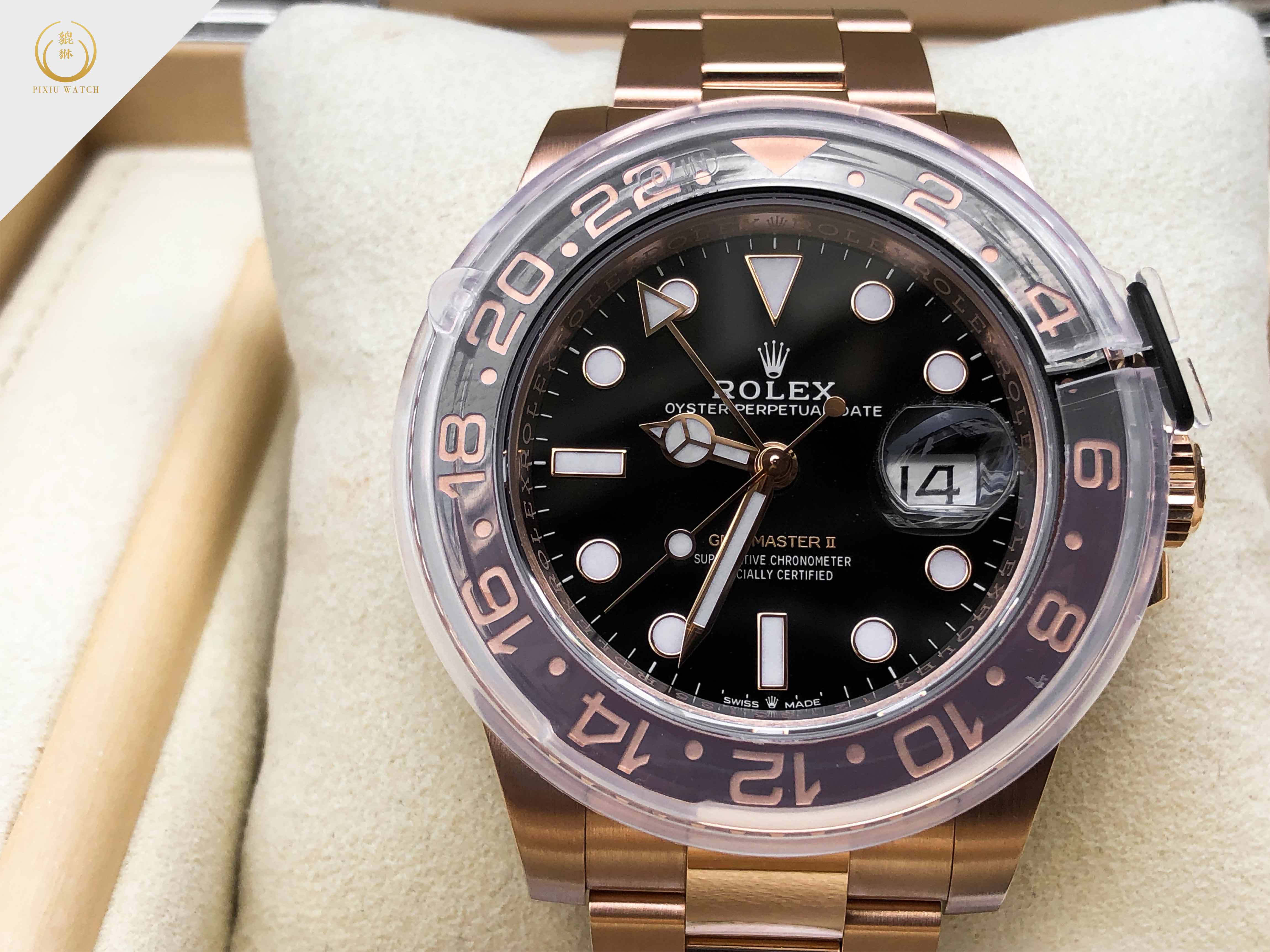 Rolex GMT-Master II “Root Beer” Everose Gold