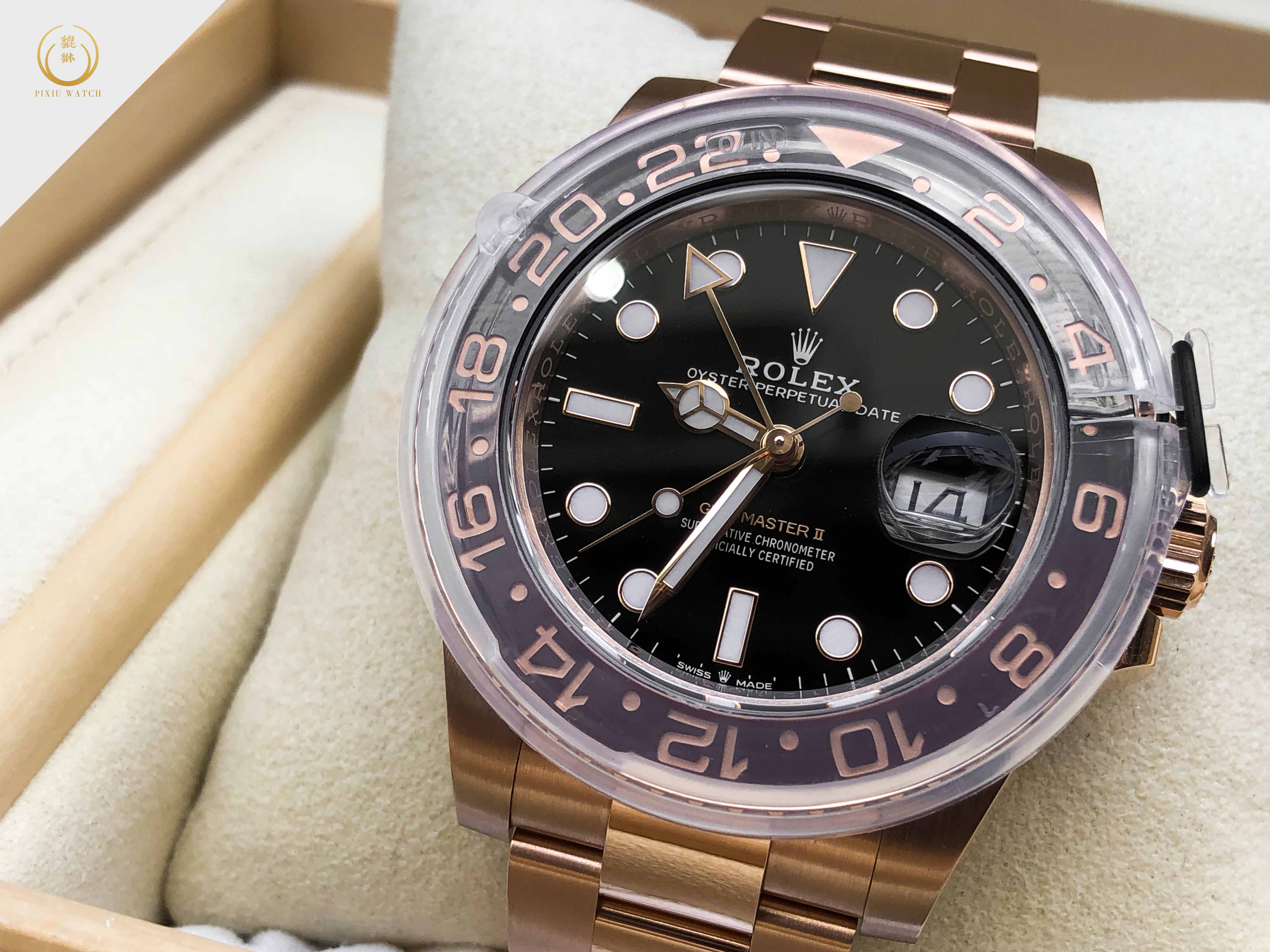 Rolex GMT-Master II “Root Beer” Everose Gold