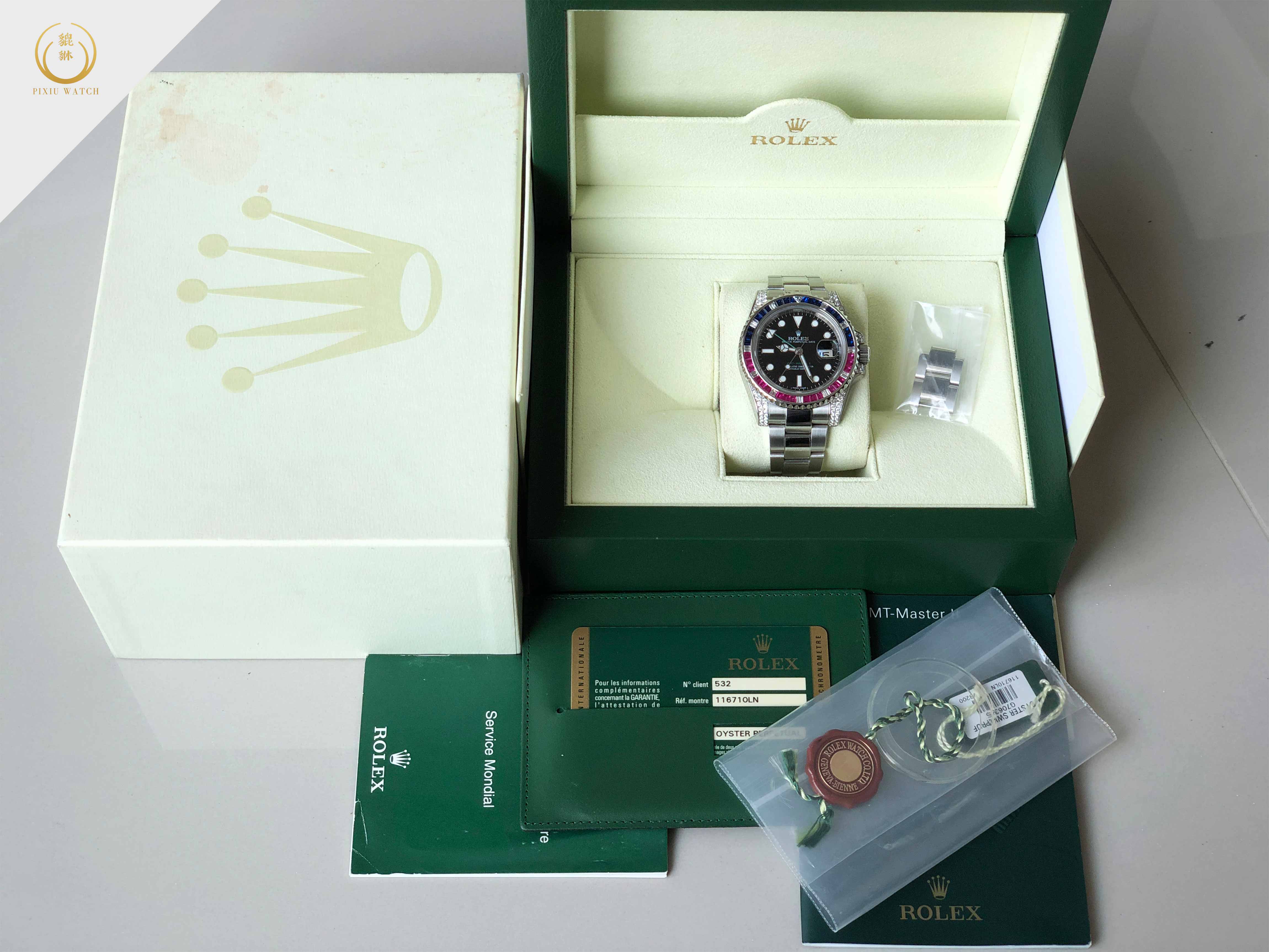 Rolex GMT-Master ii Green Hand “SARU”