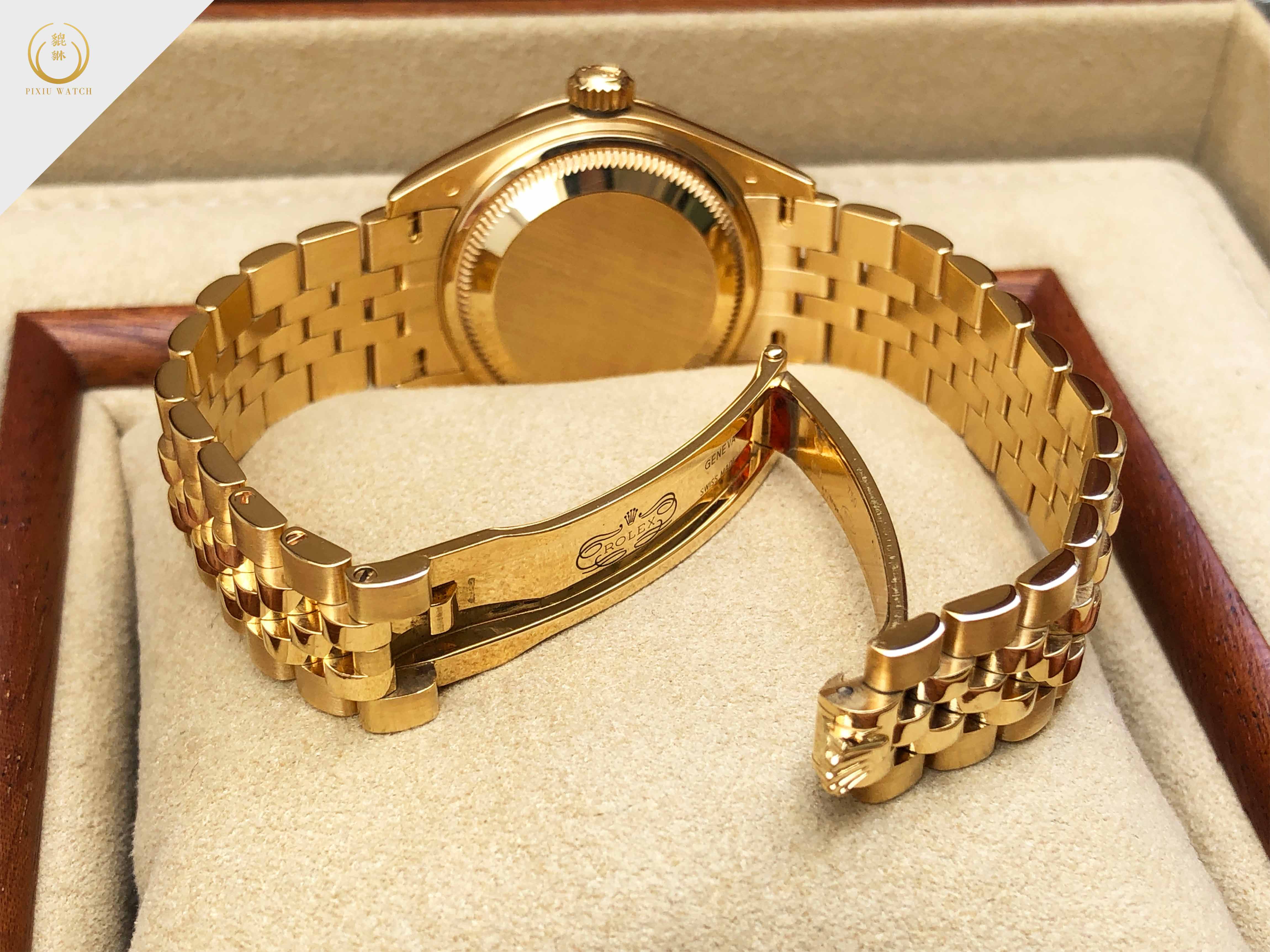 Rolex Lady Datejust Diamond Yellow Gold