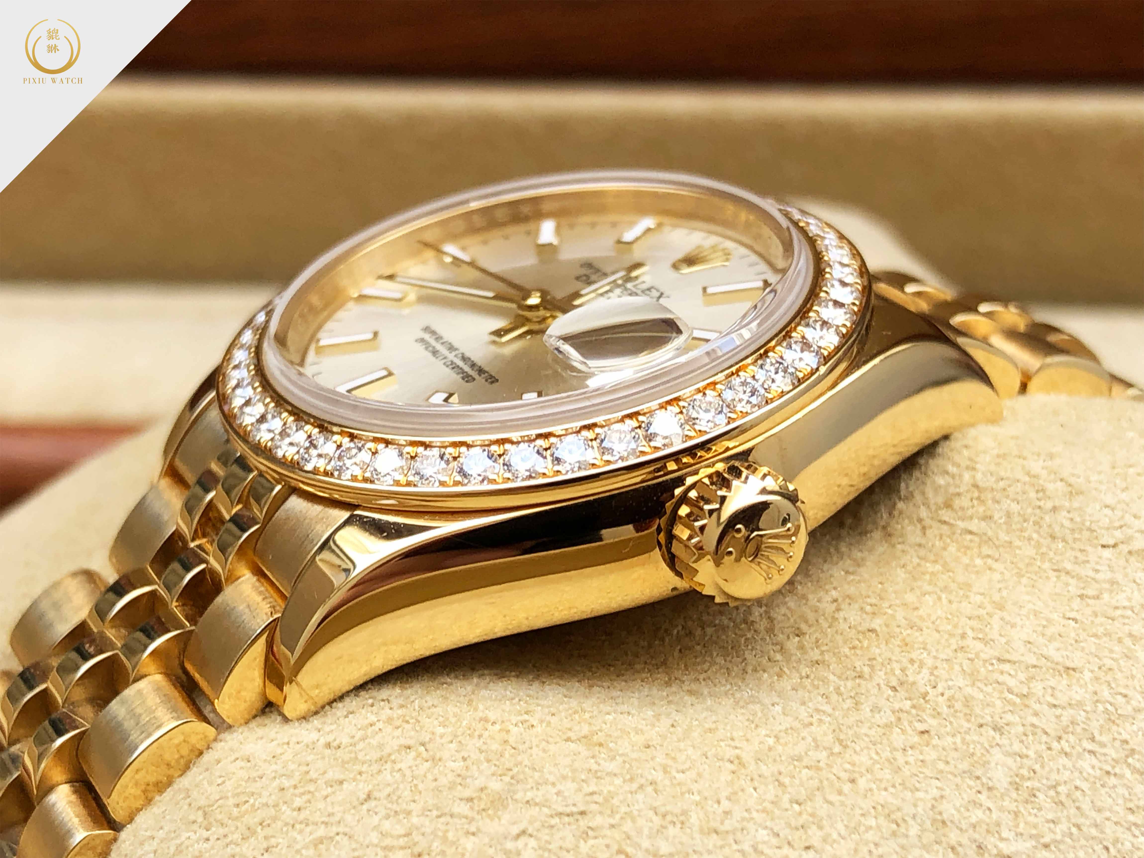 Rolex Lady Datejust Diamond Yellow Gold