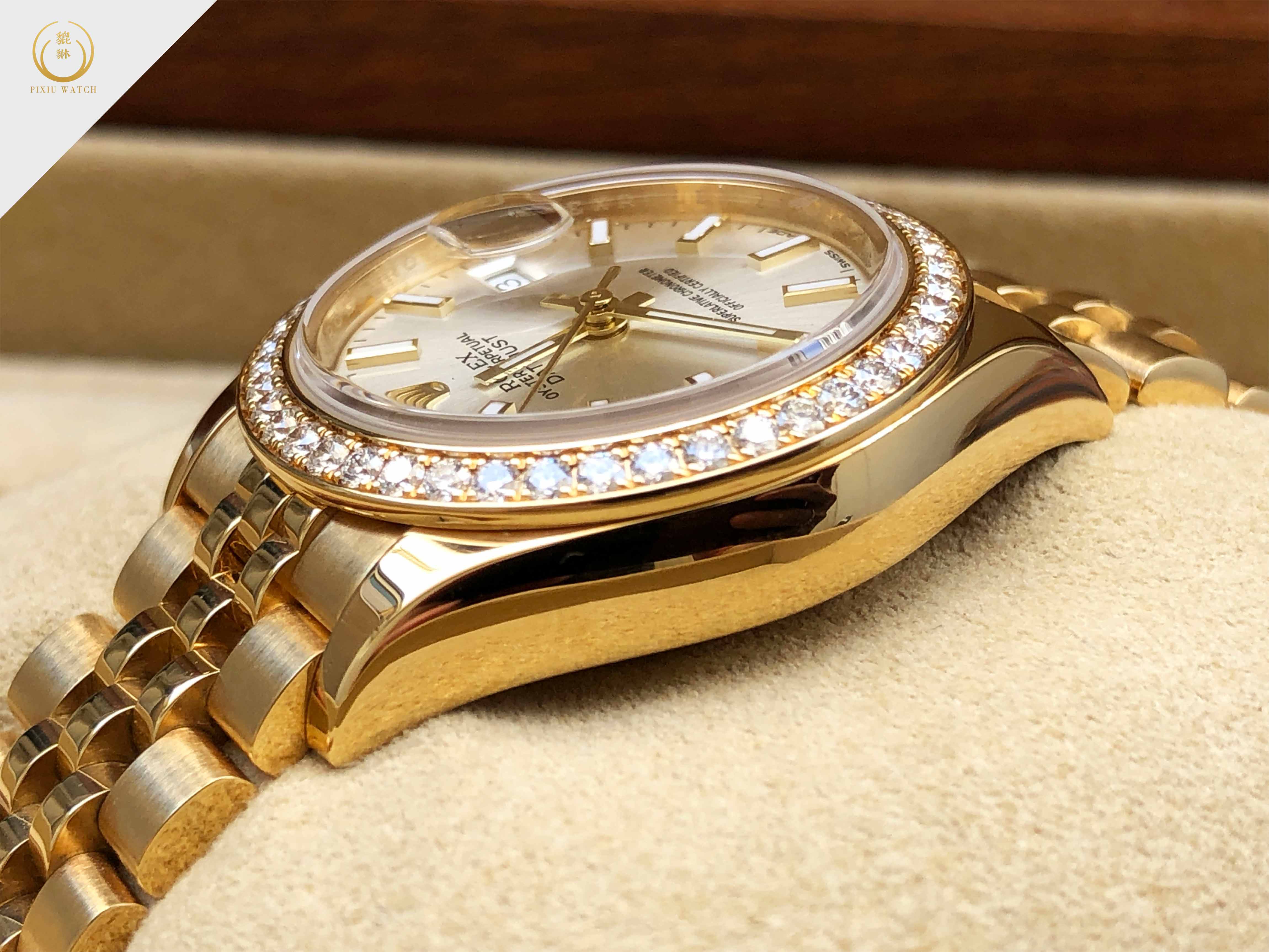 Rolex Lady Datejust Diamond Yellow Gold