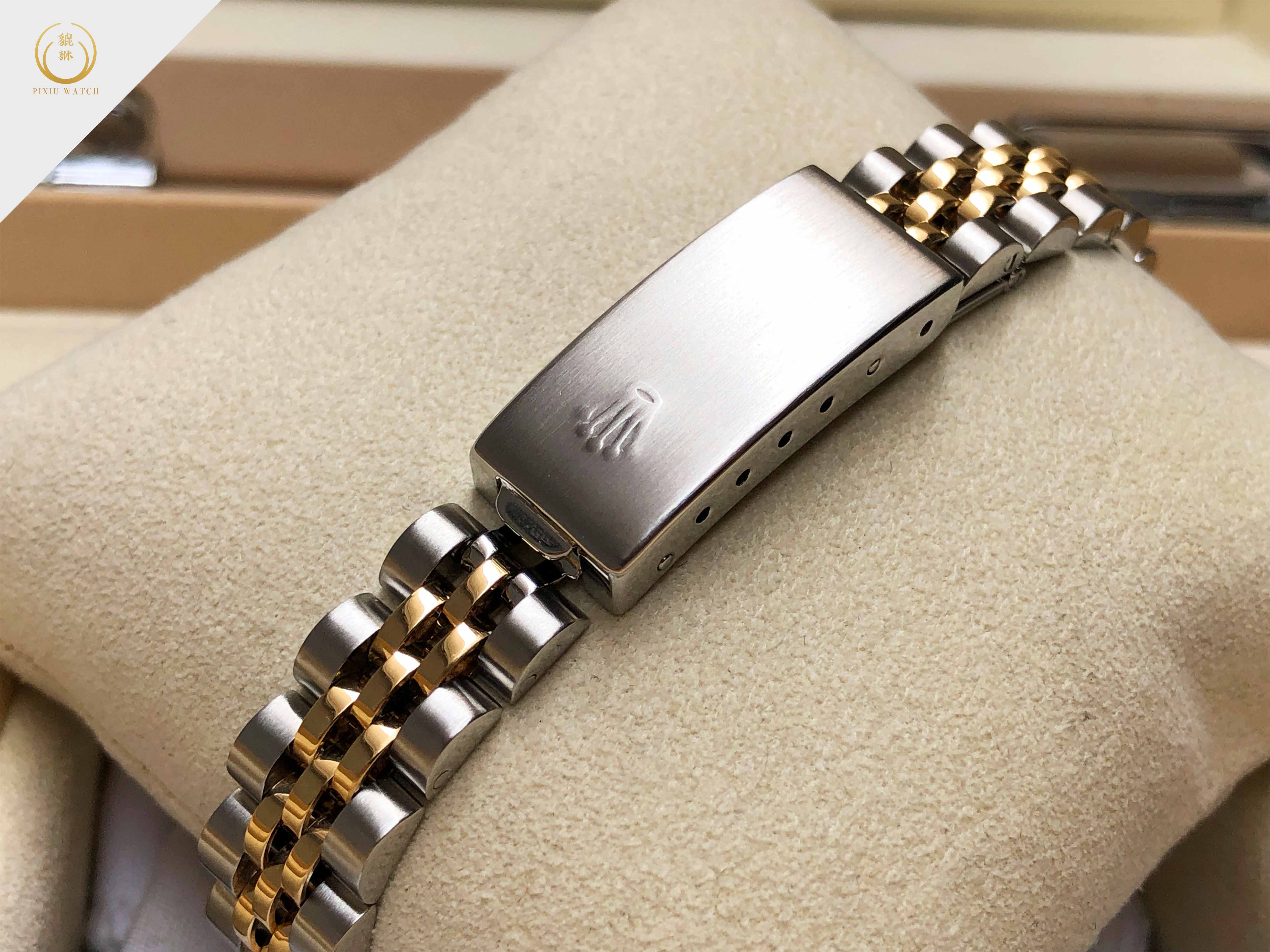 Rolex Oyster Perpetual Lady Date Two Tone Linen Dial