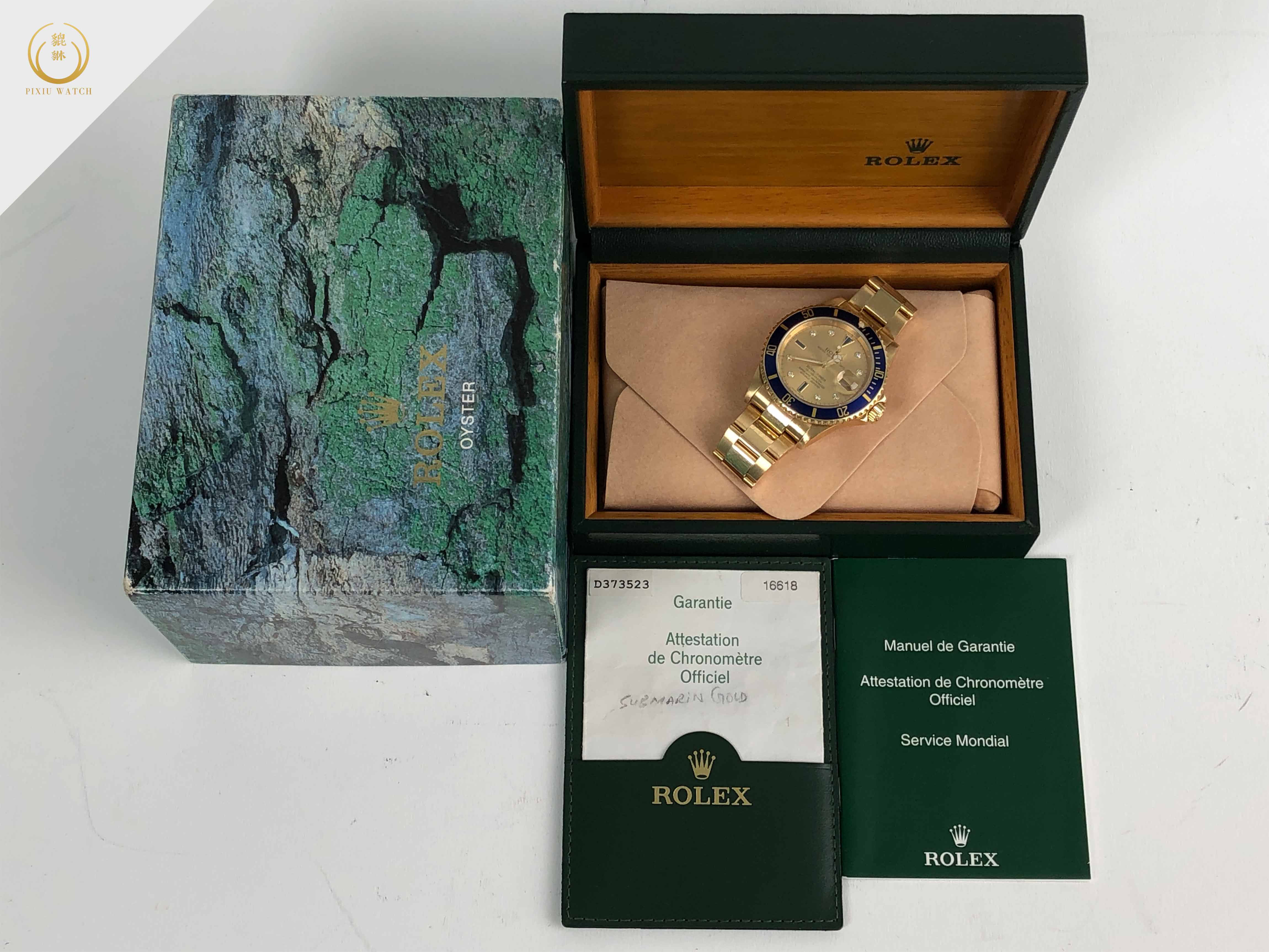 Rolex Submariner Date Full 18K Yellow Gold