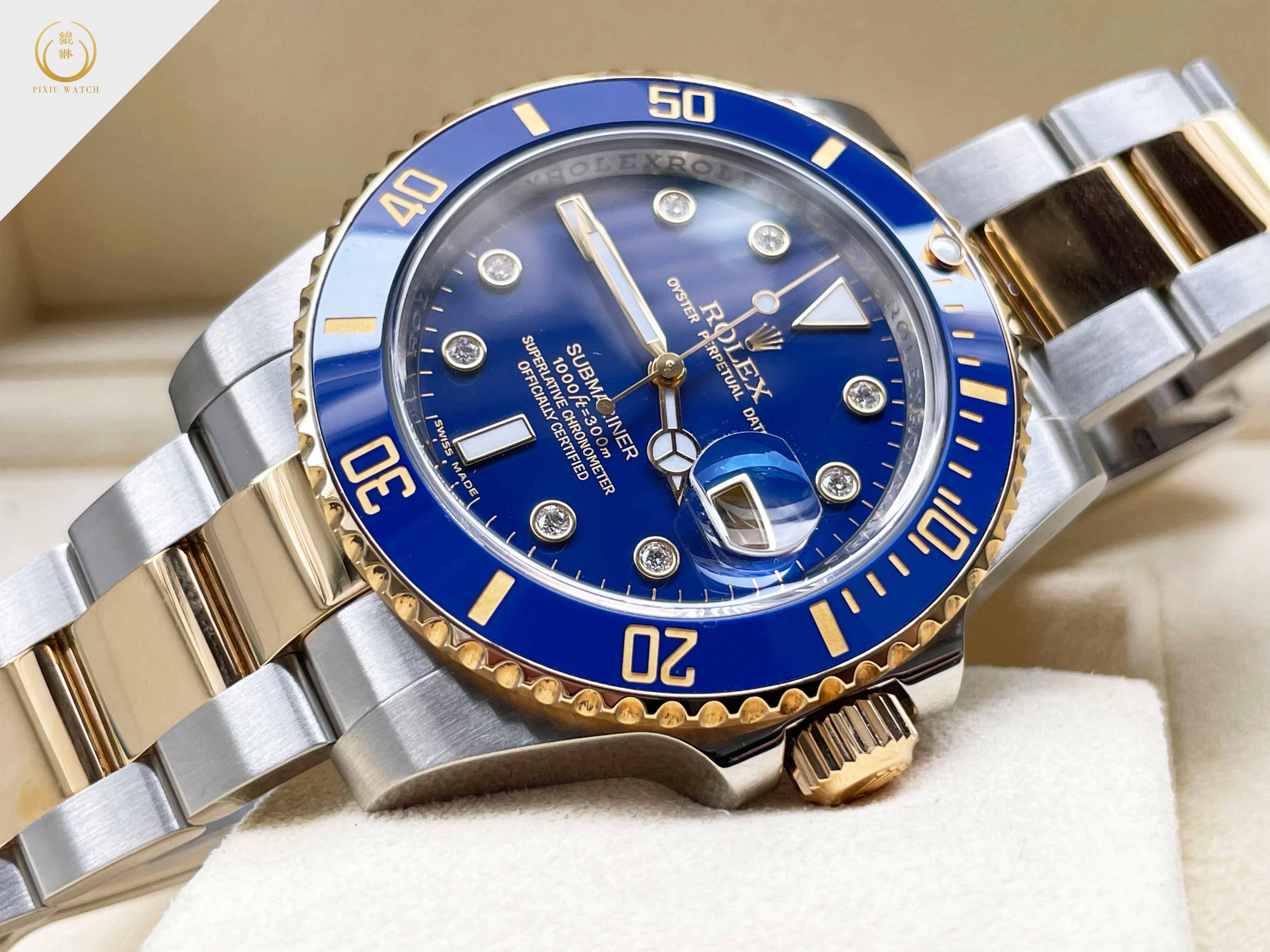Rolex Submariner Two Tone Blue