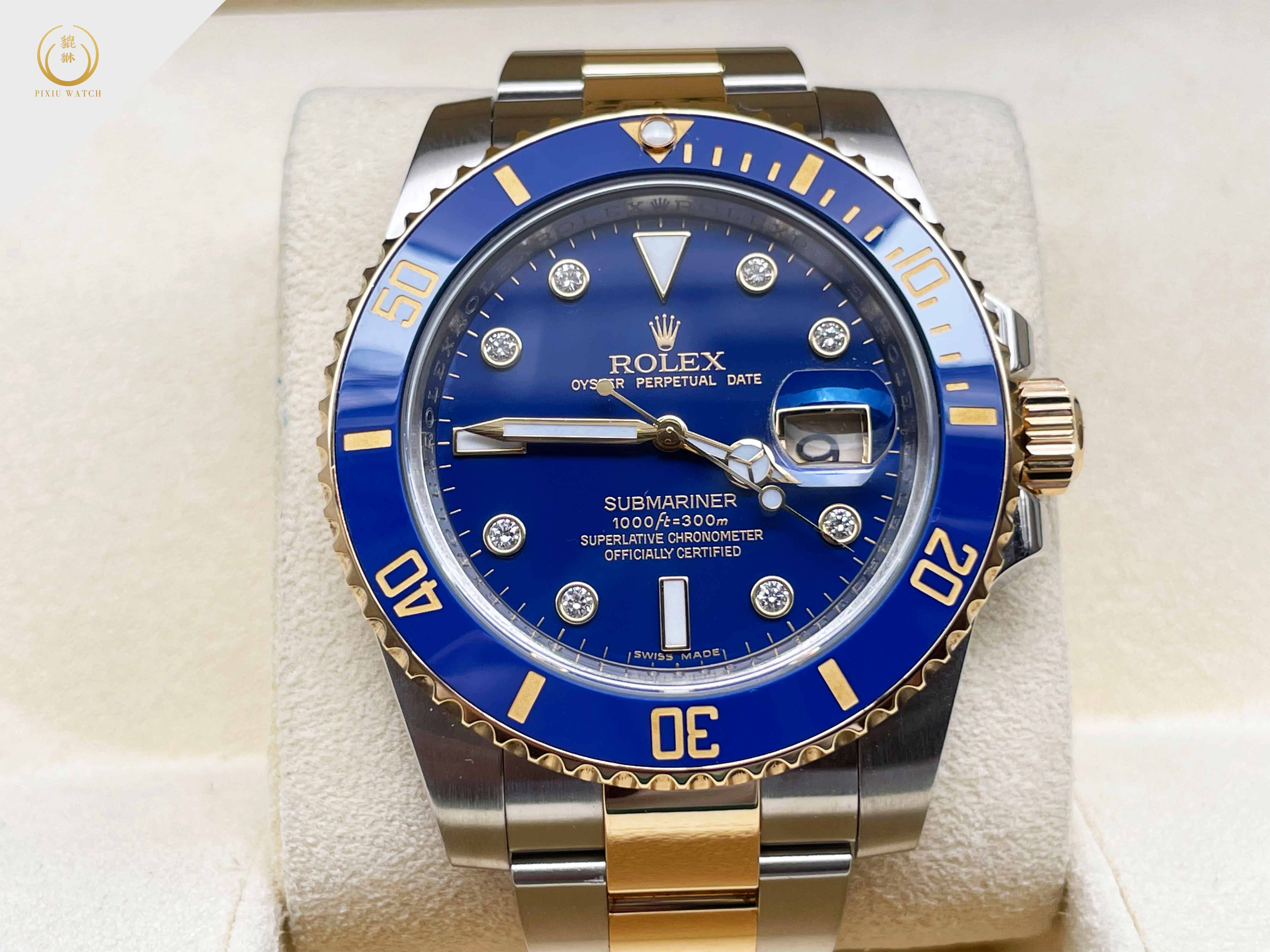 Rolex Submariner Two Tone Blue