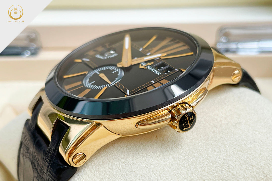 Ulysse Nardin Executive Dual Time Rose Gold Ceramic